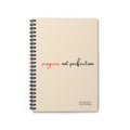 Mental Health Matters - "progress, not perfection" Spiral Notebook - Ruled Line