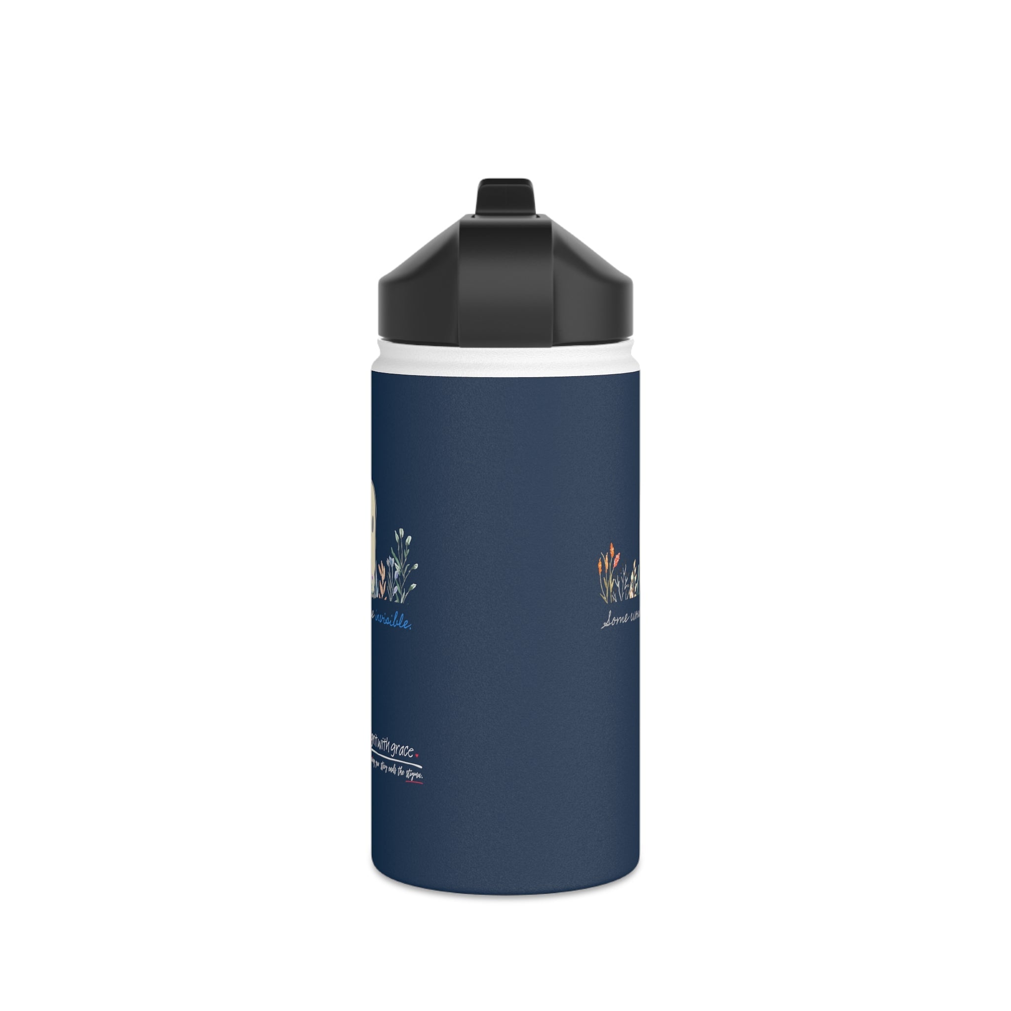 Invisible Ghost 'Invisible Wounds' Stainless Steel Water Bottle