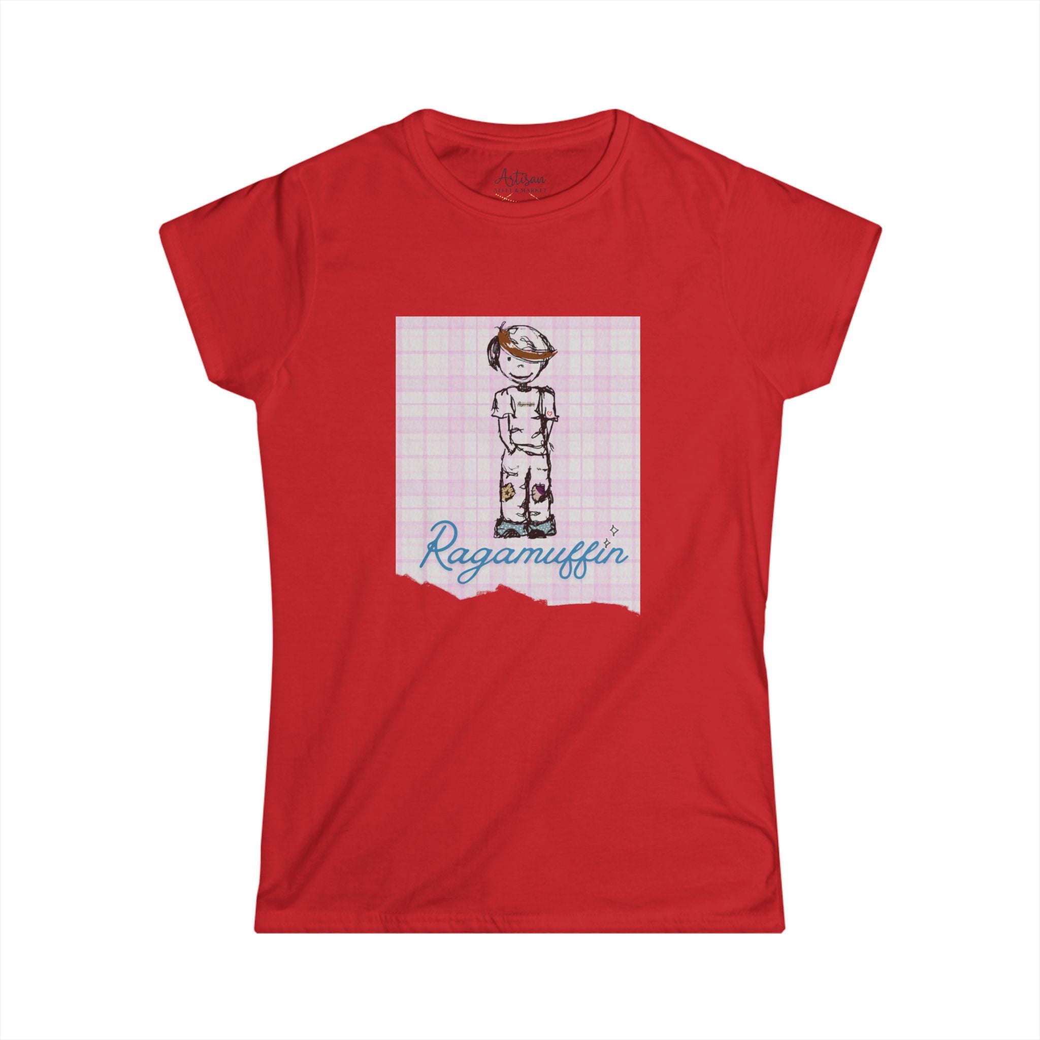 Ragamuffin – Vintage Kid Illustration Graphic Tee – Open Edition