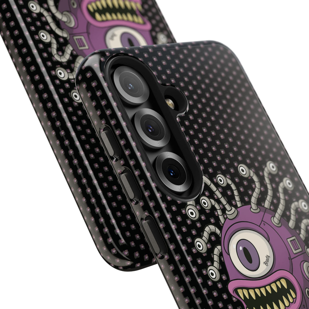 Critical Cut Purple Monster Phone Case