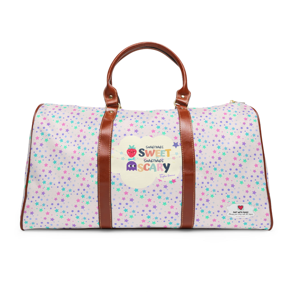 Bipolar Bonnie Series - "Sometimes Sweet But Sometimes Scary" Waterproof Travel Bag