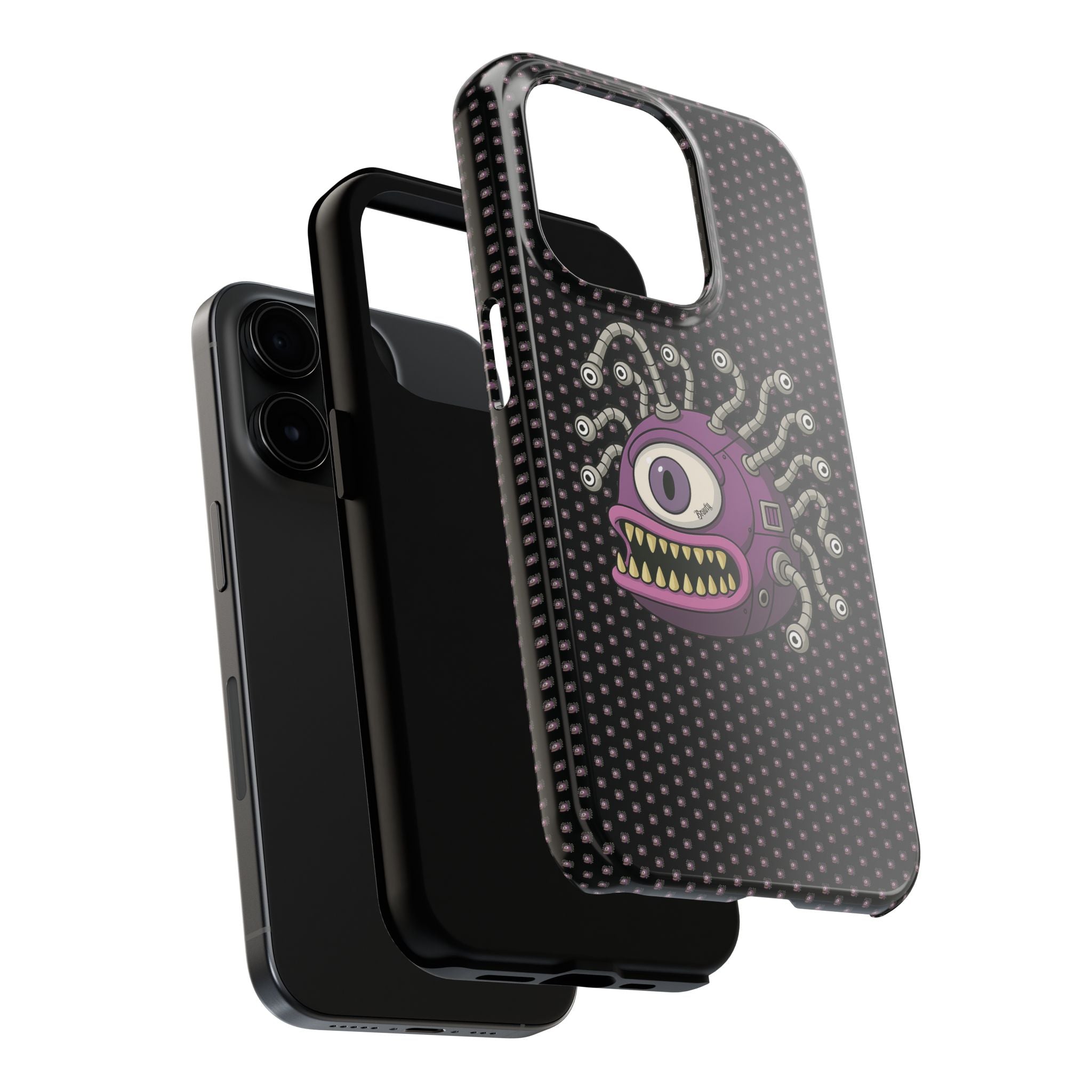 Critical Cut Purple Monster Phone Case
