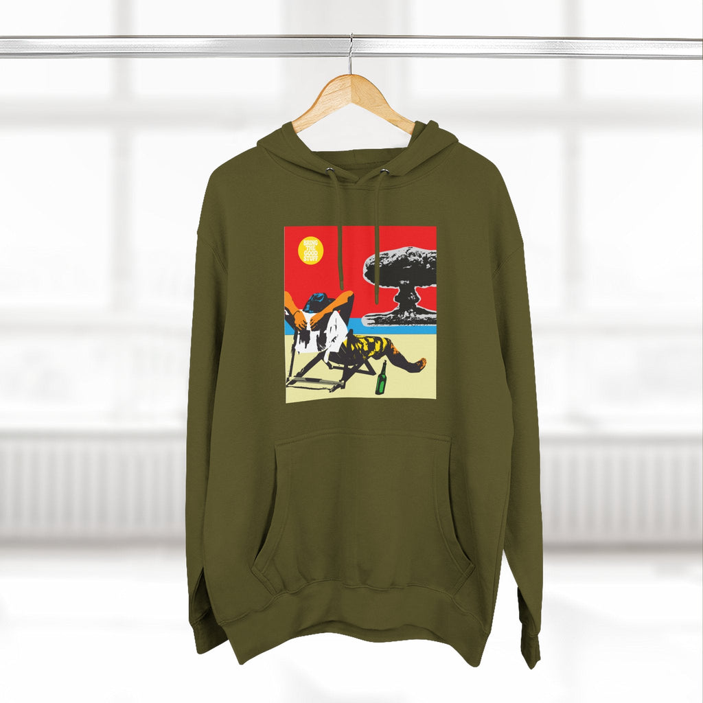 Bring The Good Stuff – Retro Surf Panel Hoodie – Open Edition
