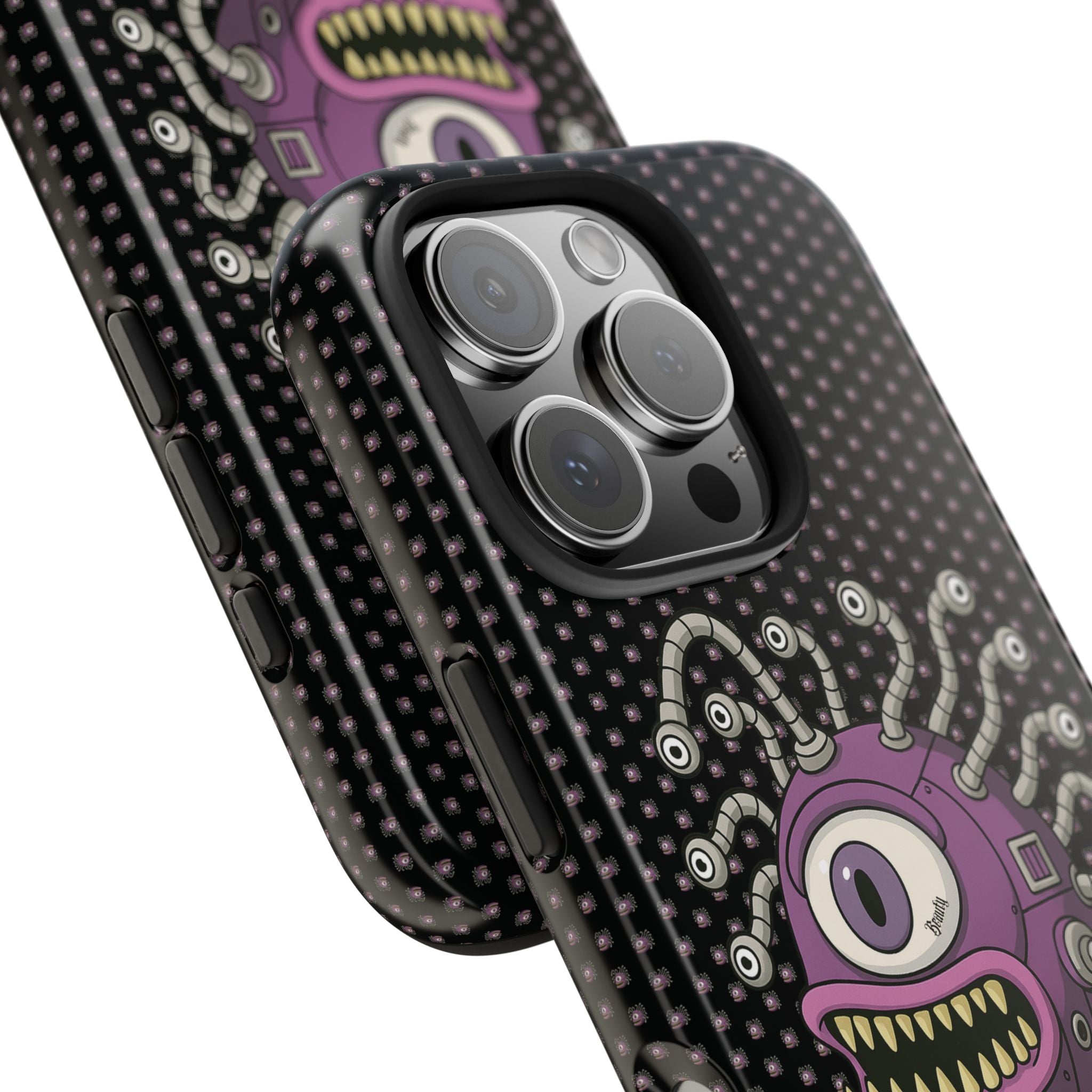 Critical Cut Purple Monster Phone Case