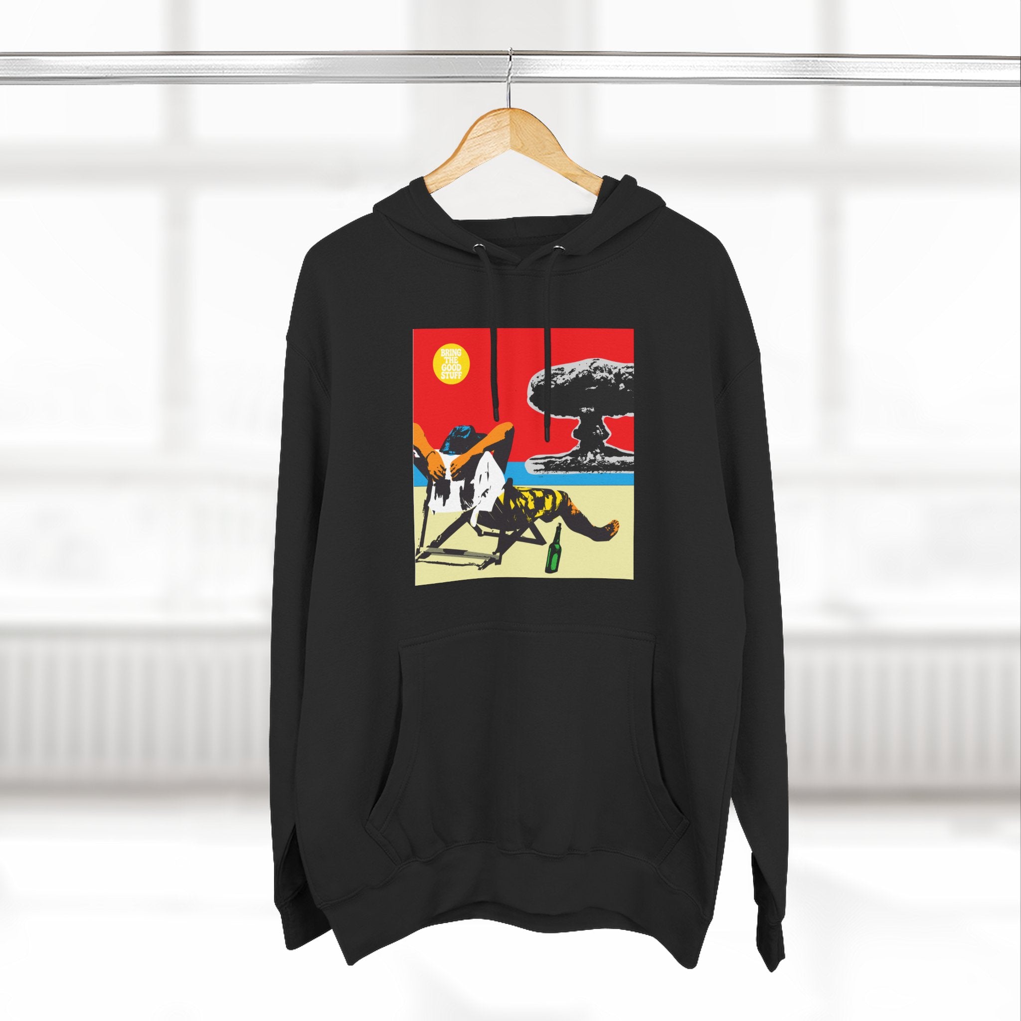 Bring The Good Stuff – Retro Surf Panel Hoodie – Open Edition
