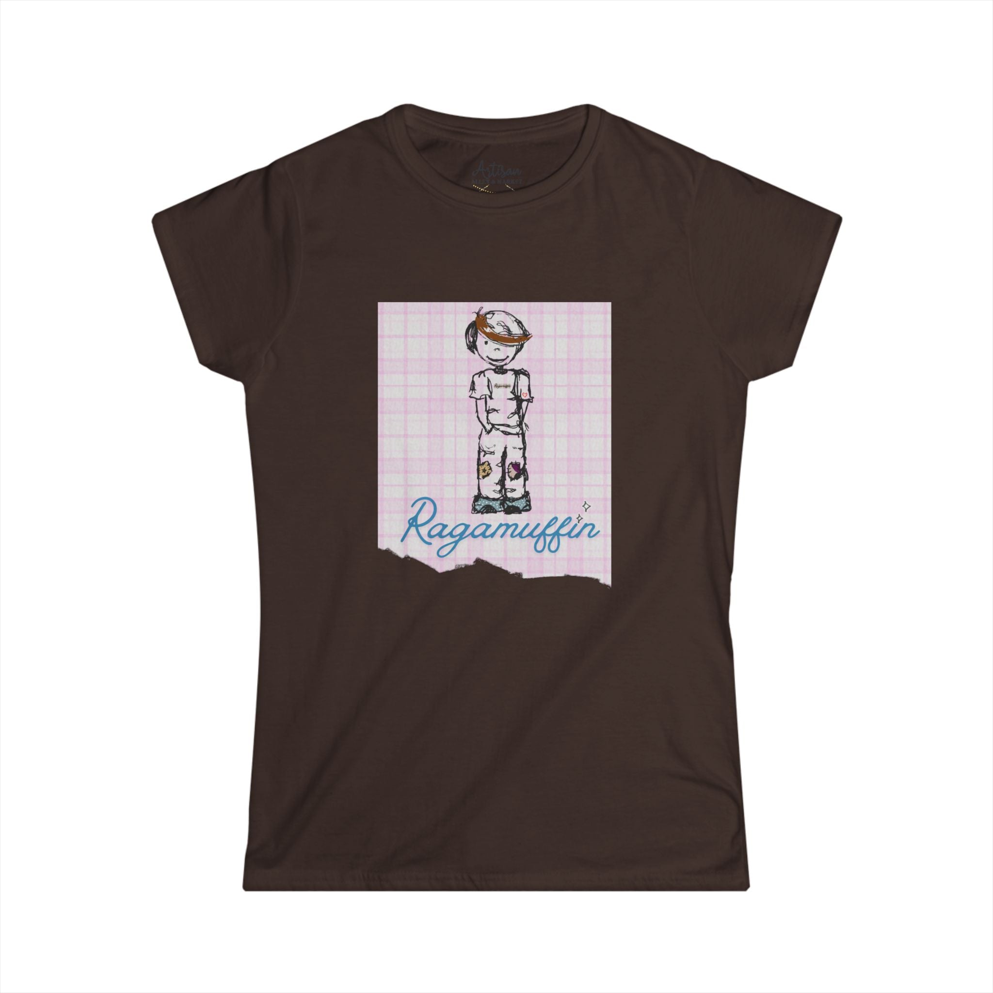 Ragamuffin – Vintage Kid Illustration Graphic Tee – Open Edition