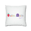 Bipolar Bonnie Series - "Sweet But Scary" and ""Sunshine Little Hurricane" Spun Polyester Square Pillow Case