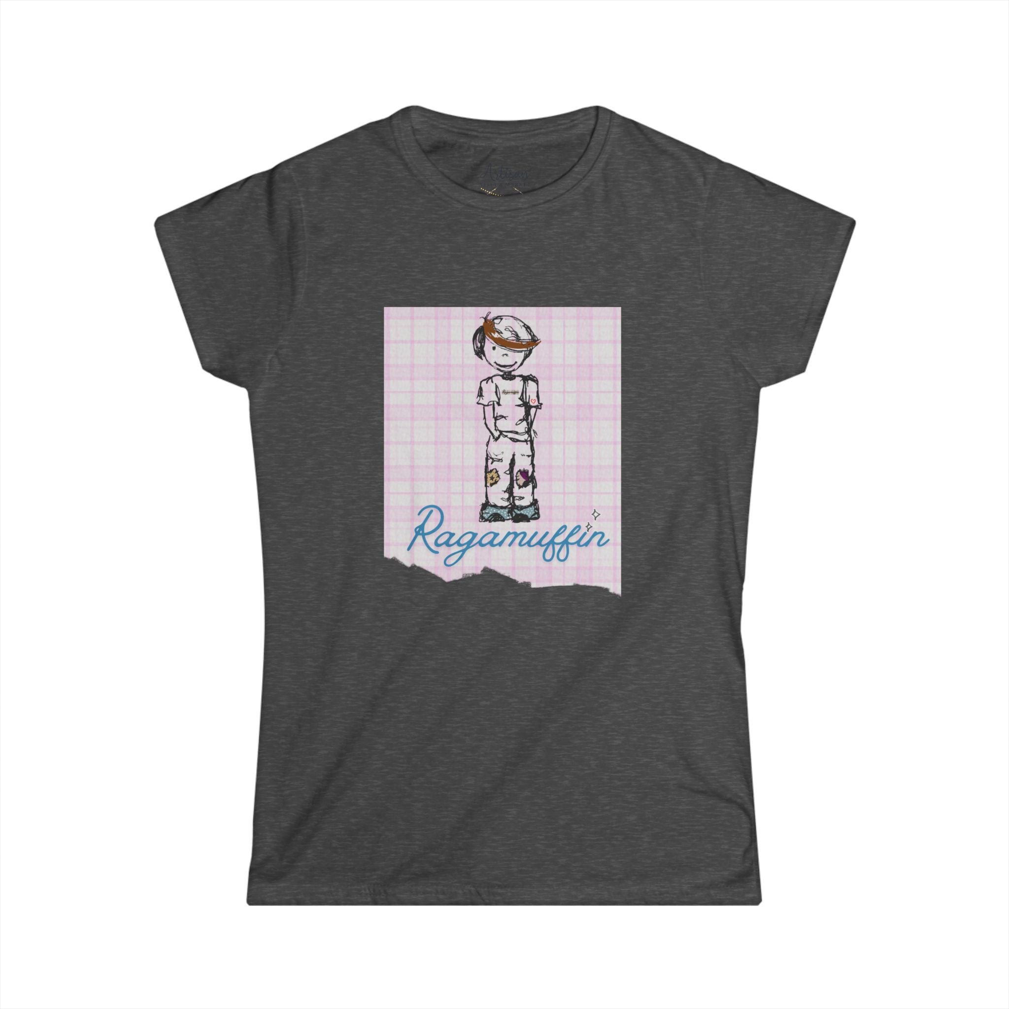 Ragamuffin – Vintage Kid Illustration Graphic Tee – Open Edition