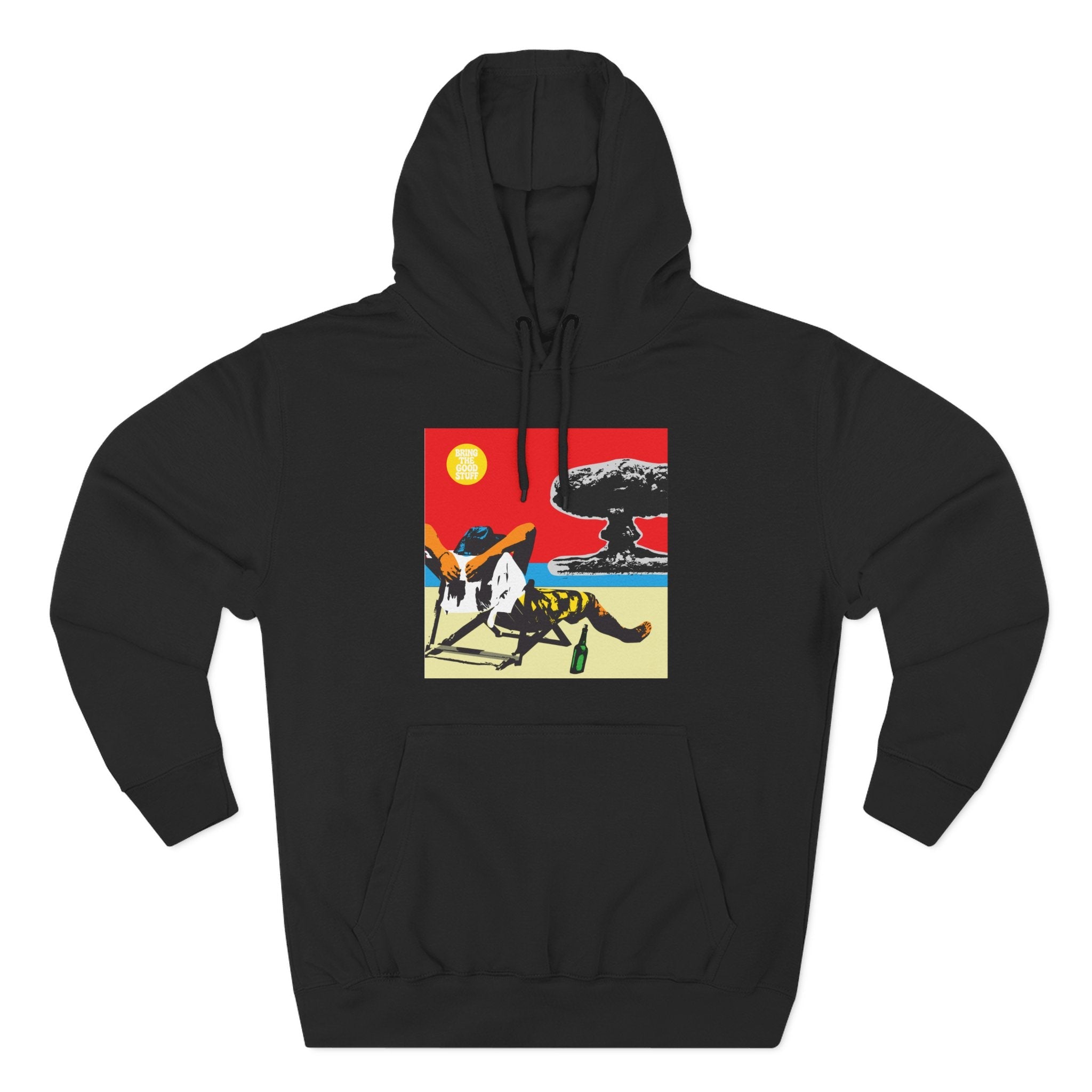 Bring The Good Stuff – Retro Surf Panel Hoodie – Open Edition