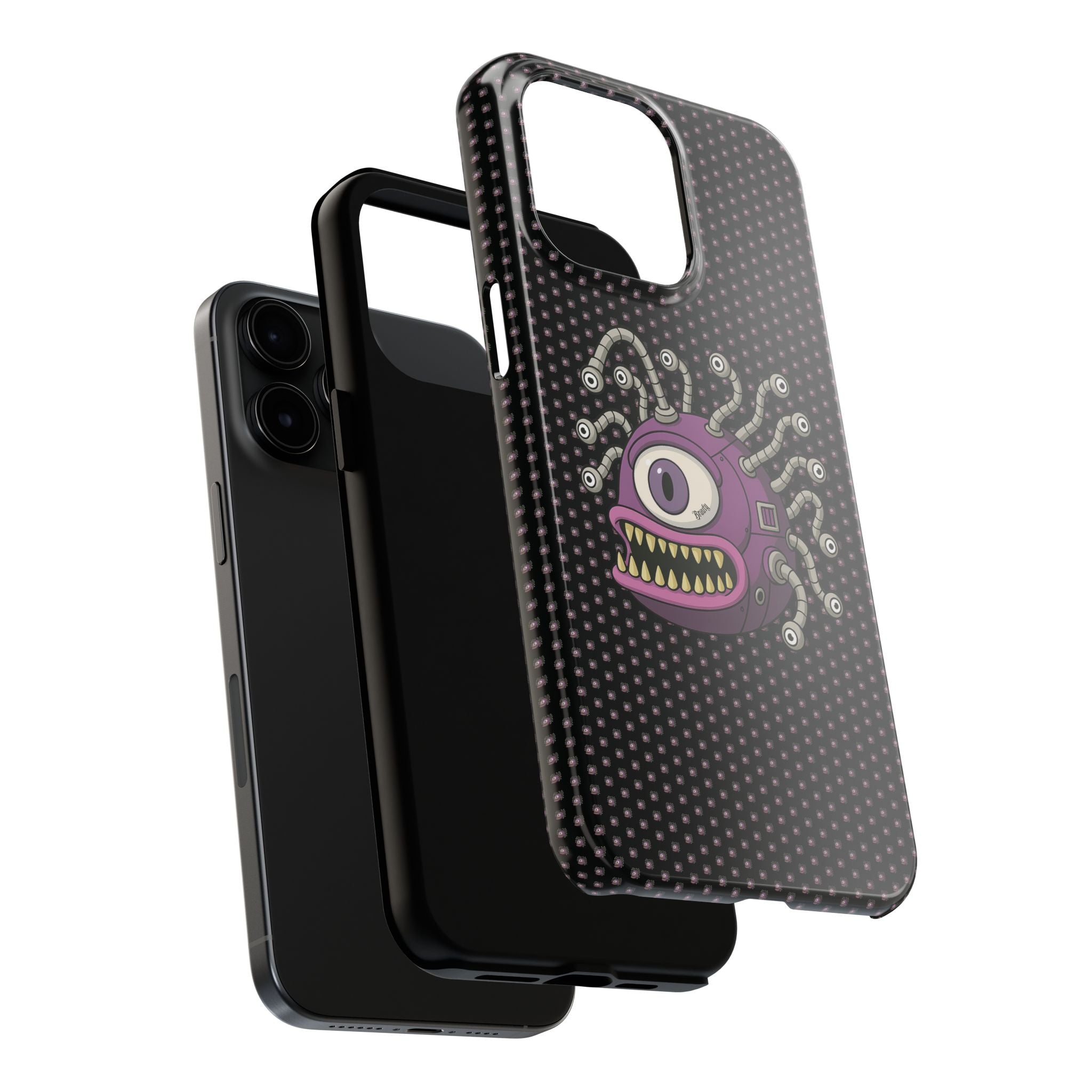 Critical Cut Purple Monster Phone Case