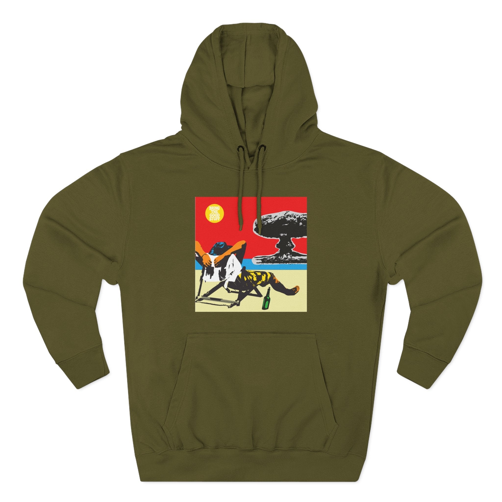 Bring The Good Stuff – Retro Surf Panel Hoodie – Open Edition