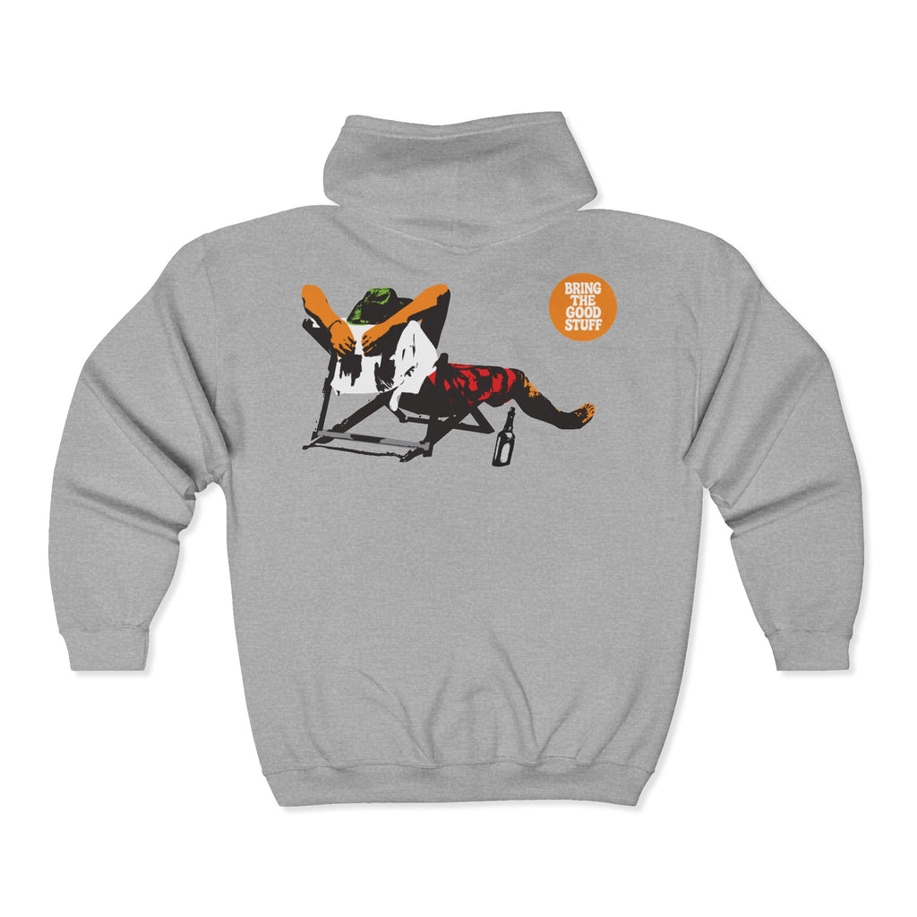 Bring The Good Stuff Kick Back Zip Hoodie