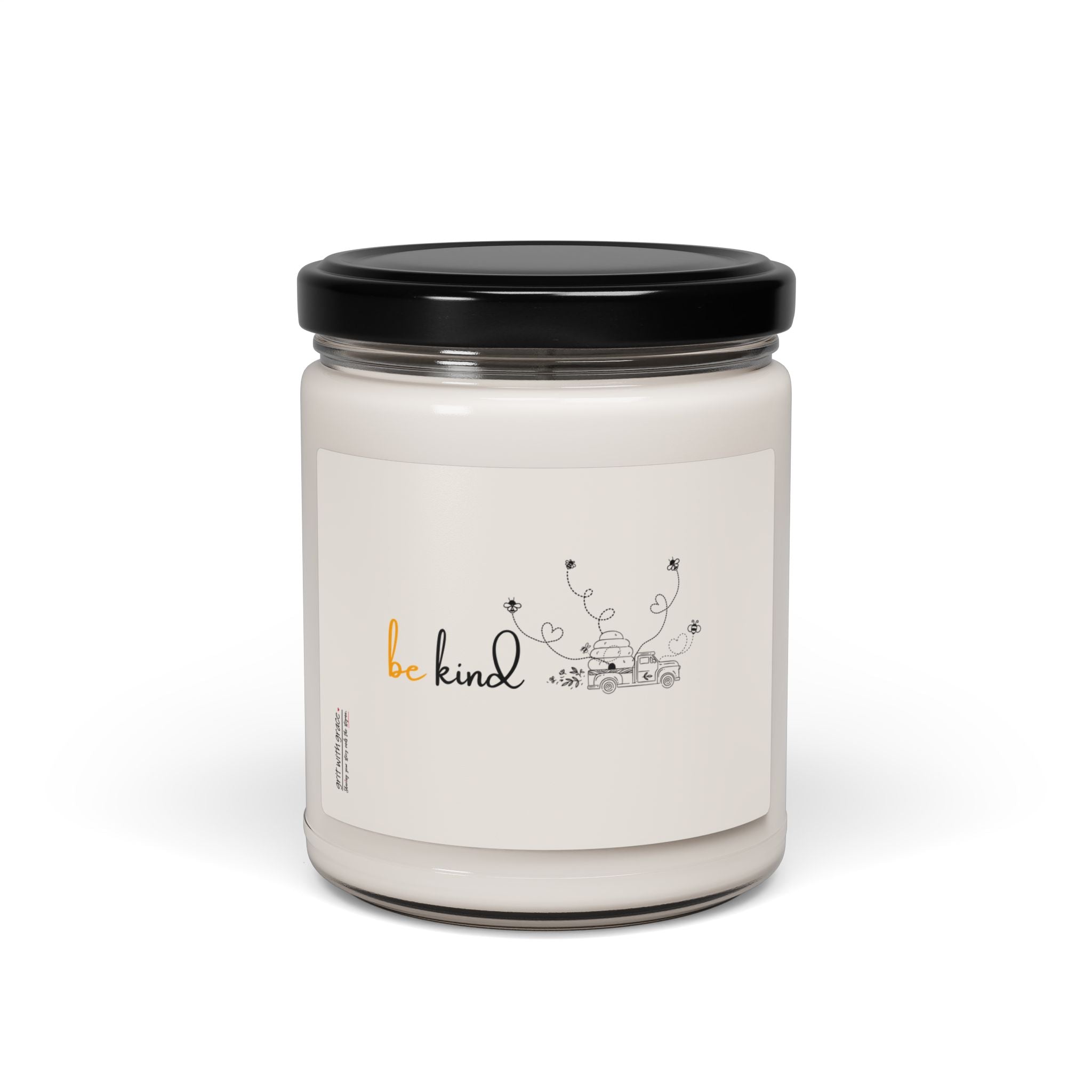 Bee Happy Series - "Be Kind." Scented Soy Candle, 9oz