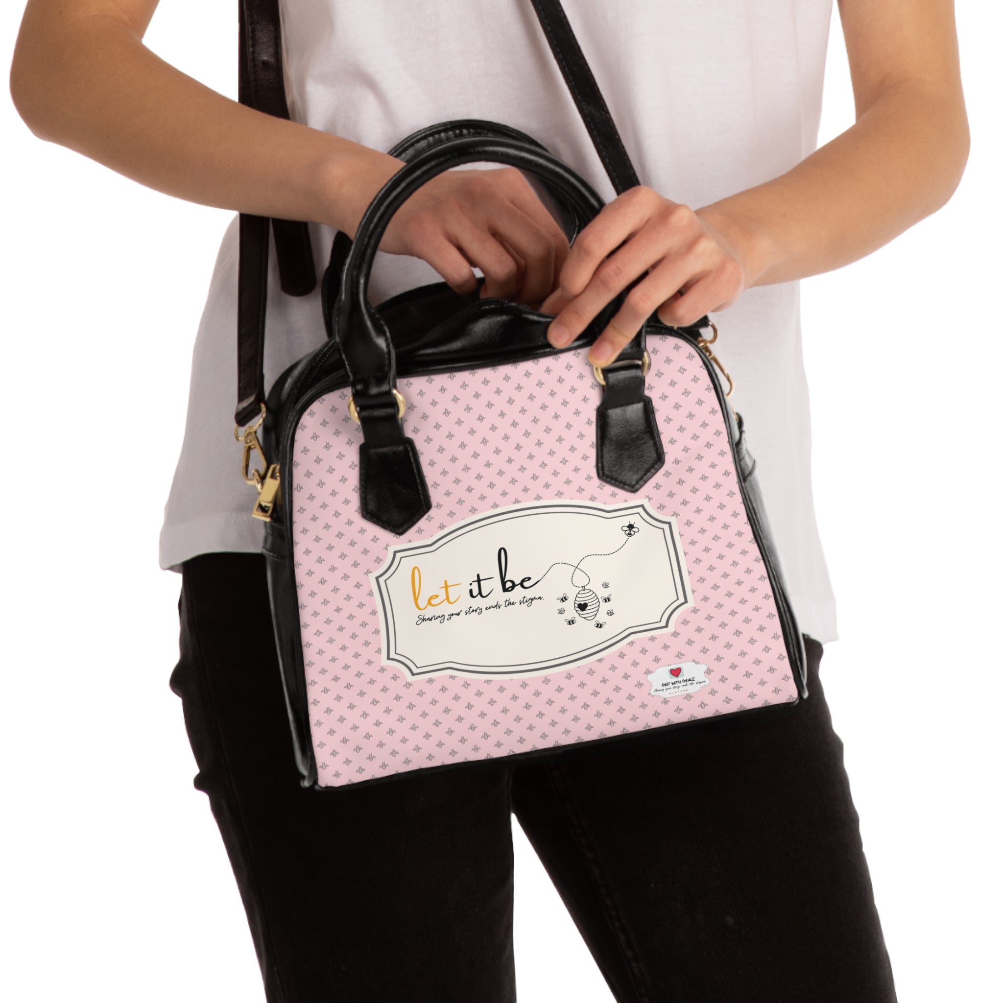 Bee Happy Series 'let it be' Shoulder Handbag Edition