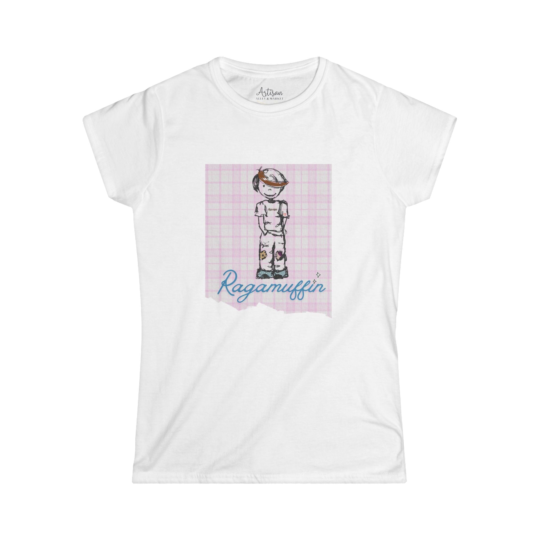 Ragamuffin – Vintage Kid Illustration Graphic Tee – Open Edition