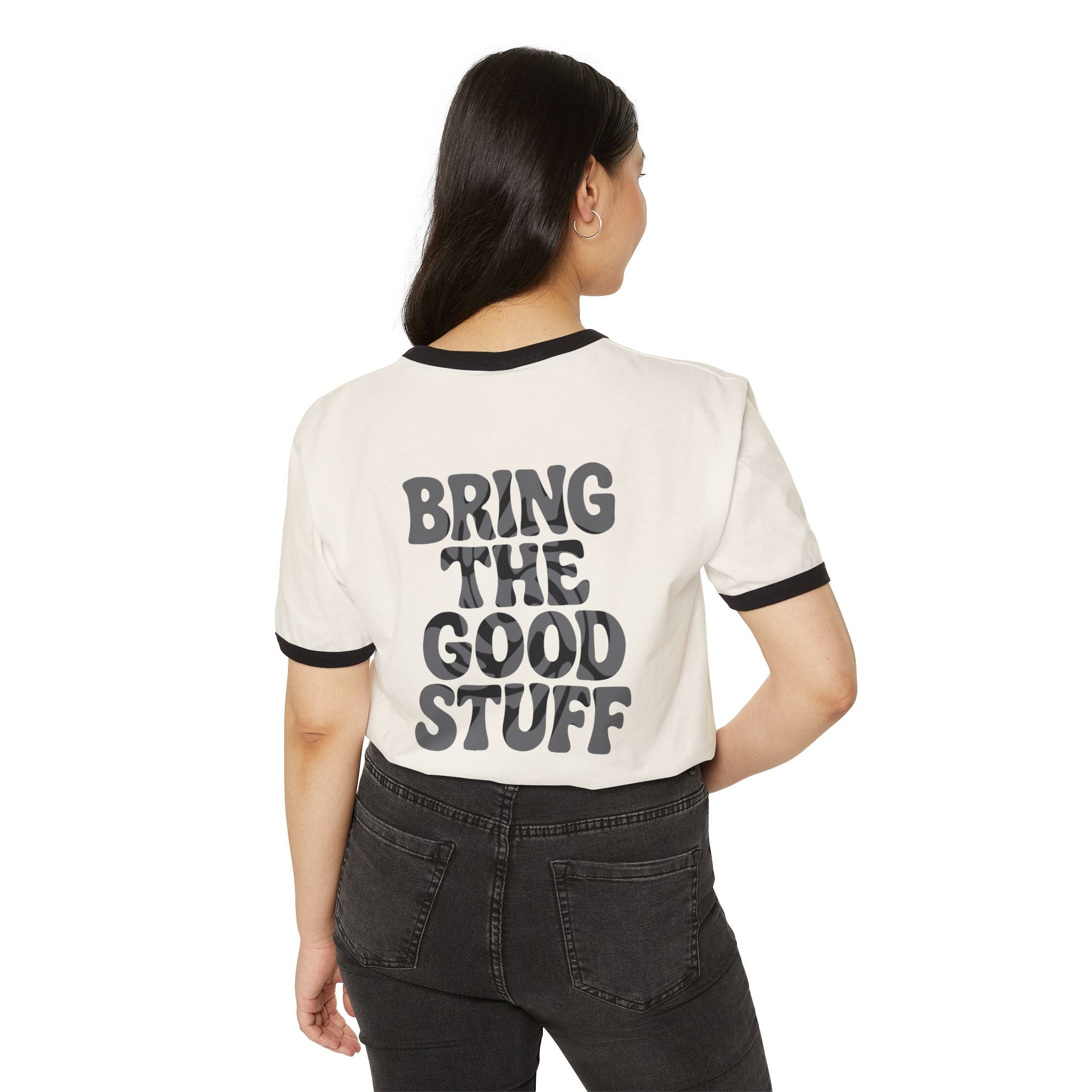 Bring The Good Stuff - "Twirl" Ringer Tee - Open Edition