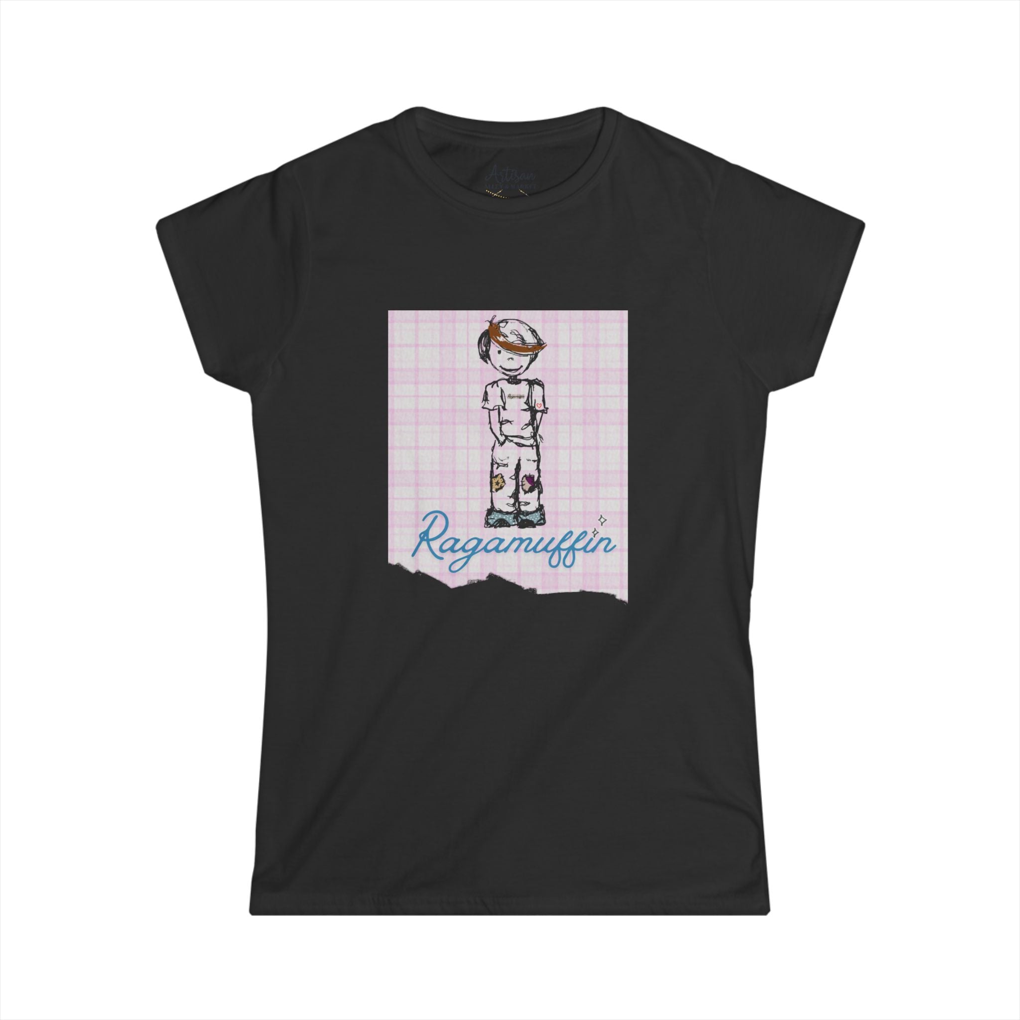 Ragamuffin – Vintage Kid Illustration Graphic Tee – Open Edition