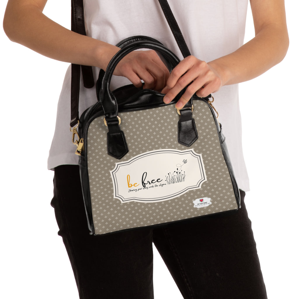 Bee Happy Series 'be free' Shoulder Handbag Edition