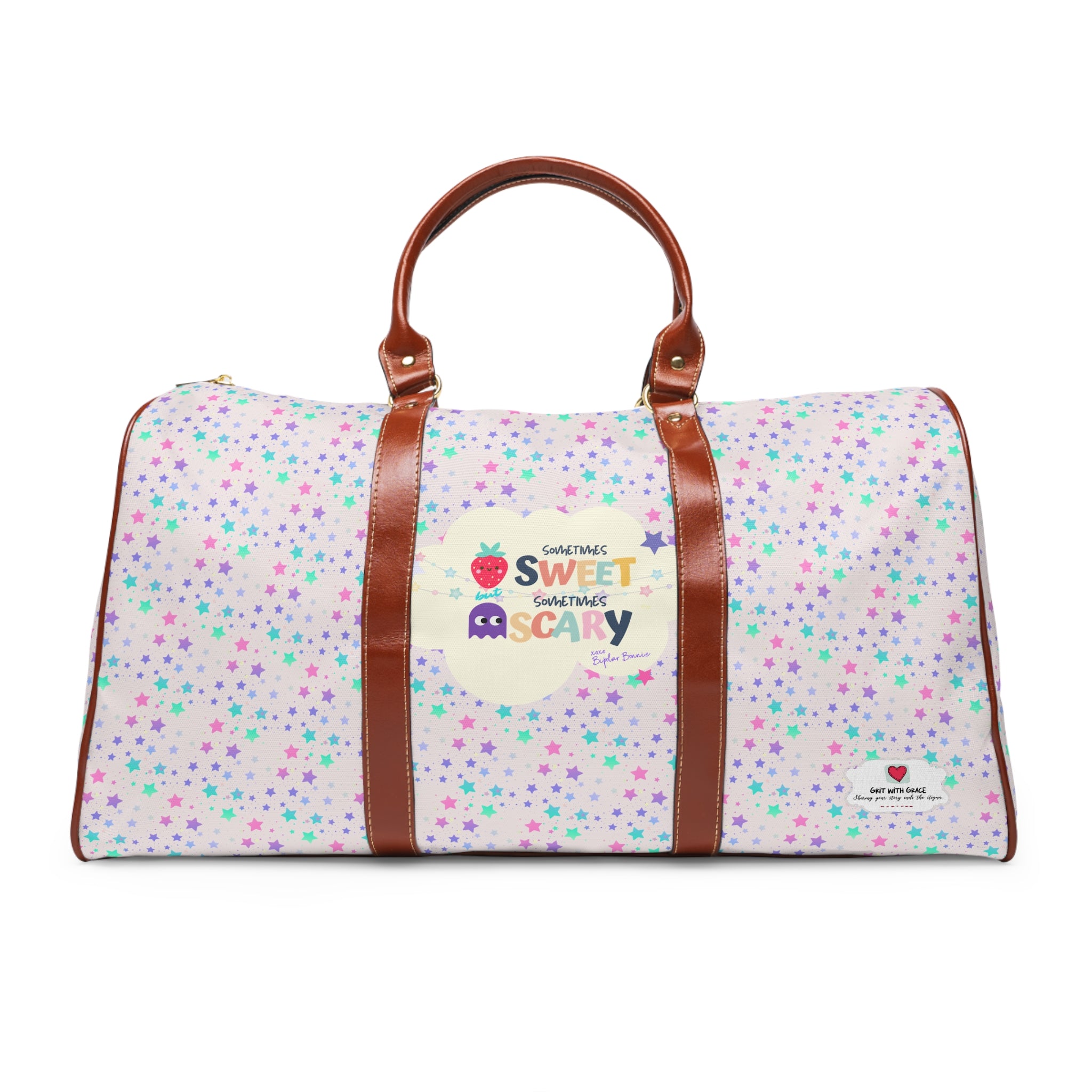 Bipolar Bonnie Series - "Sometimes Sweet But Sometimes Scary" Waterproof Travel Bag