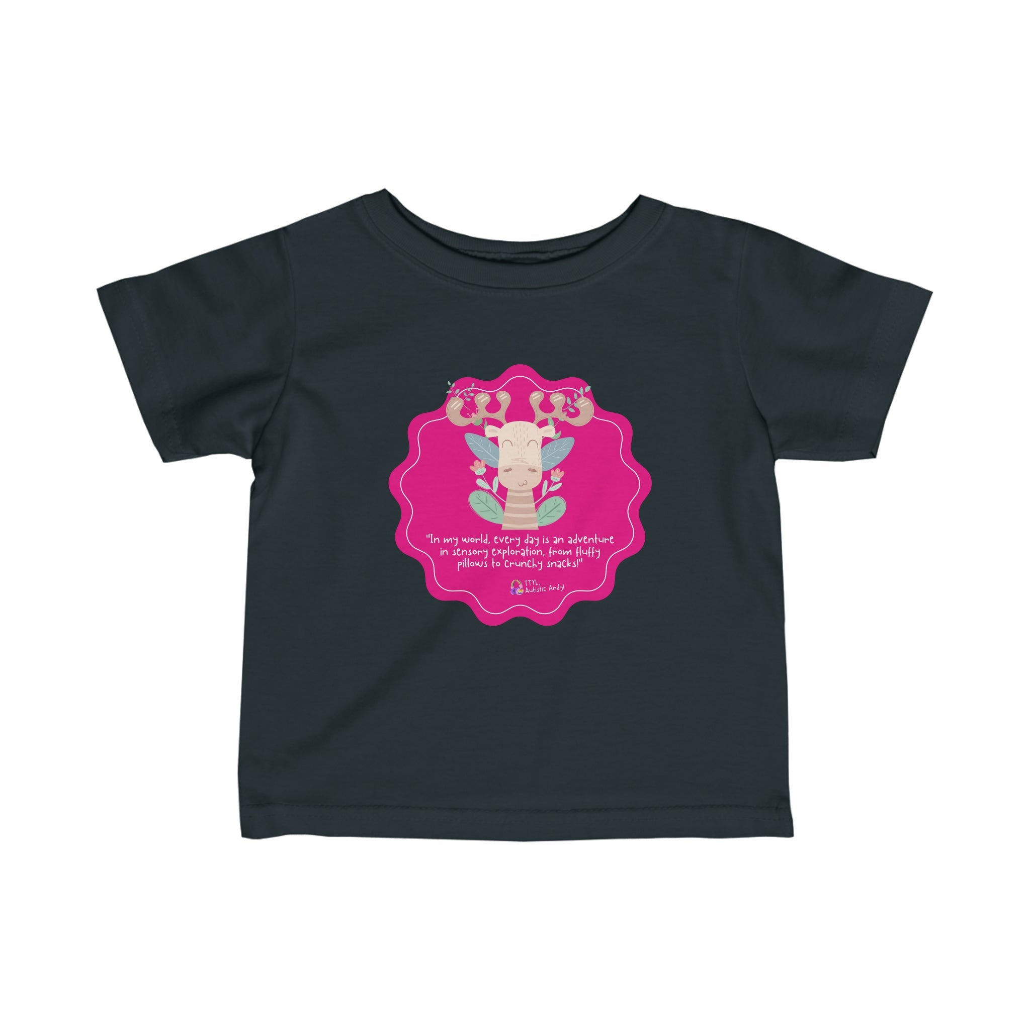 Autistic Andy 'Color-Coded Journeys' Infant Fine Jersey Tee - Limited Edition