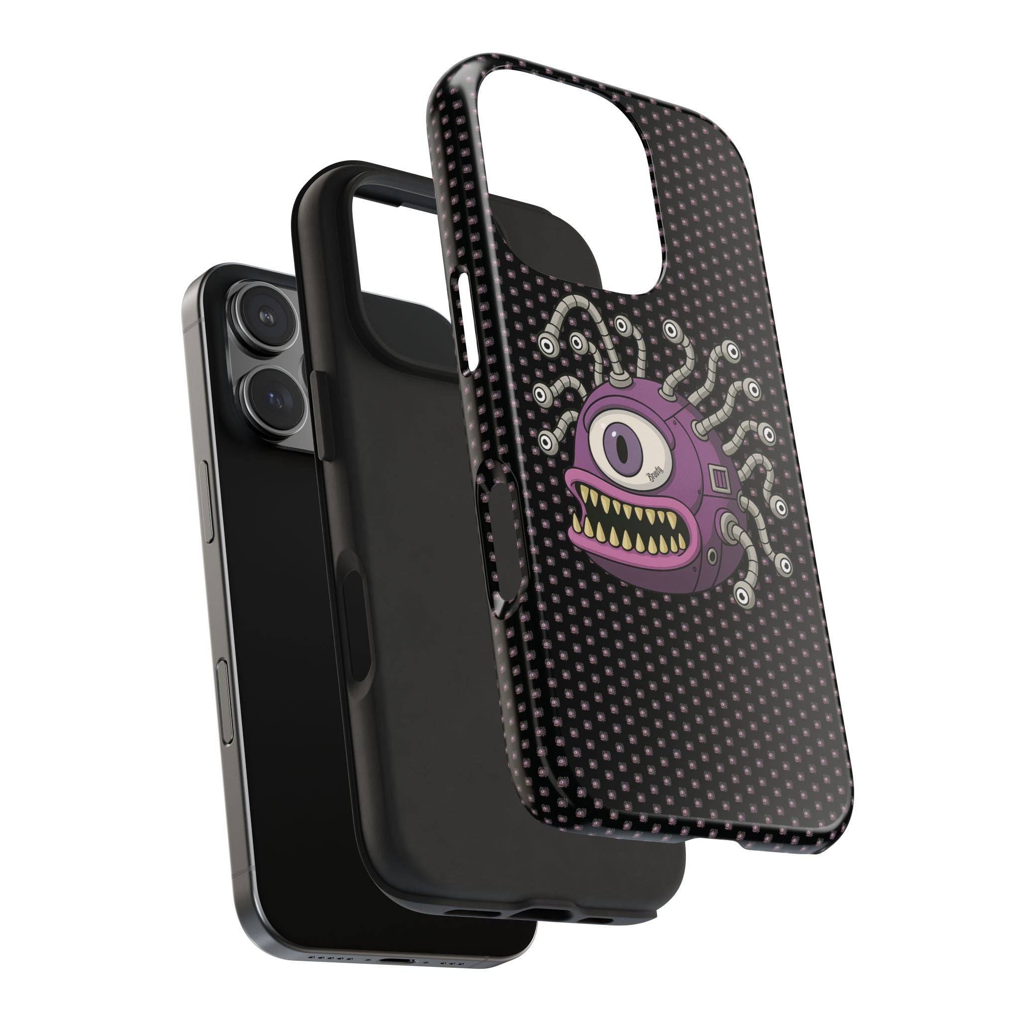 Critical Cut Purple Monster Phone Case