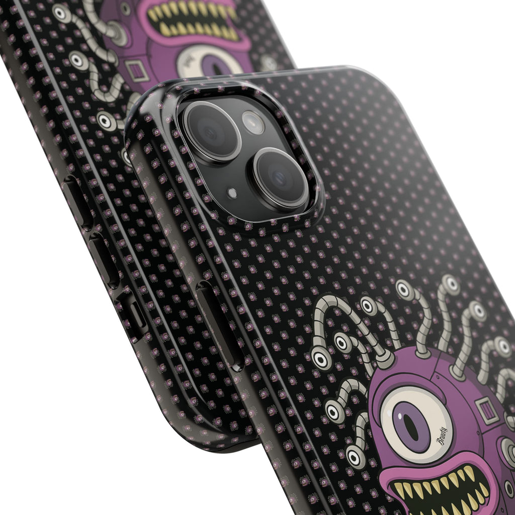 Critical Cut Purple Monster Phone Case