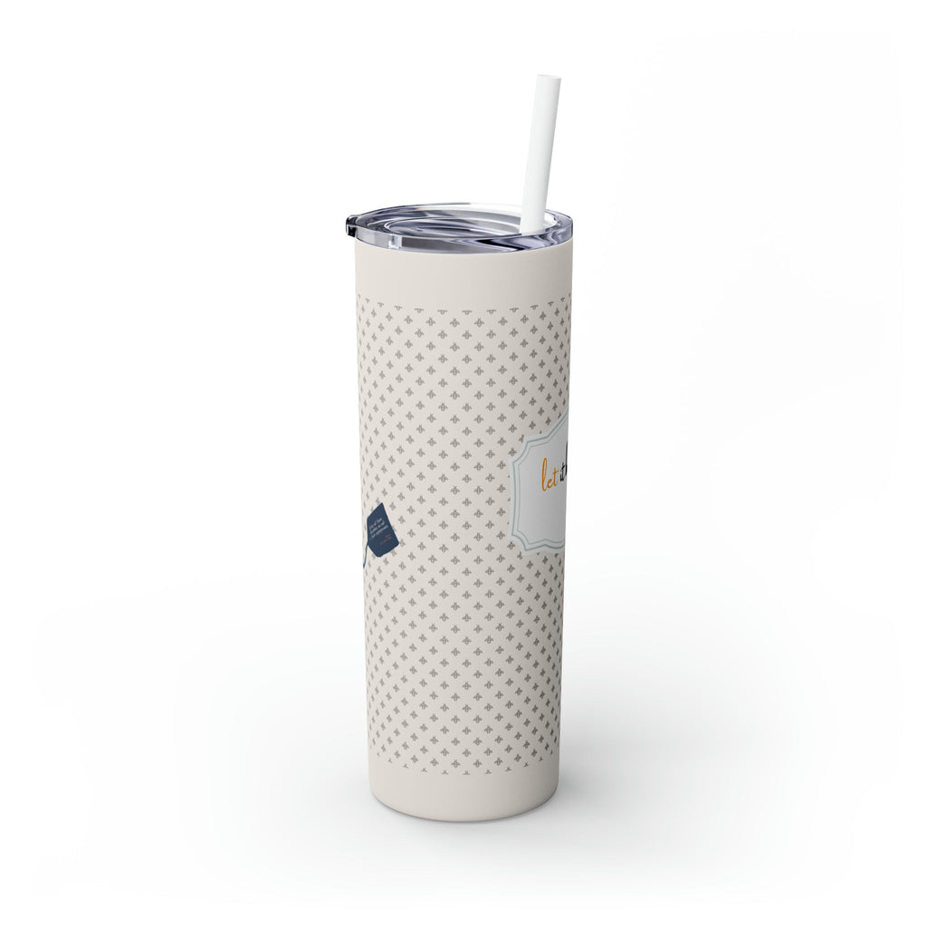 Bee Happy 'Let It Be' Motivational 20oz Tumbler