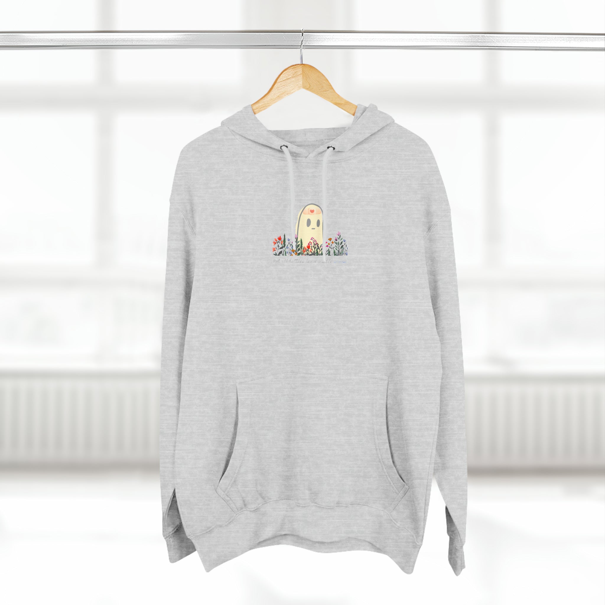 Invisible Ghost Series - "Not all battles leave visible scars." Unisex Premium Pullover Hoodie