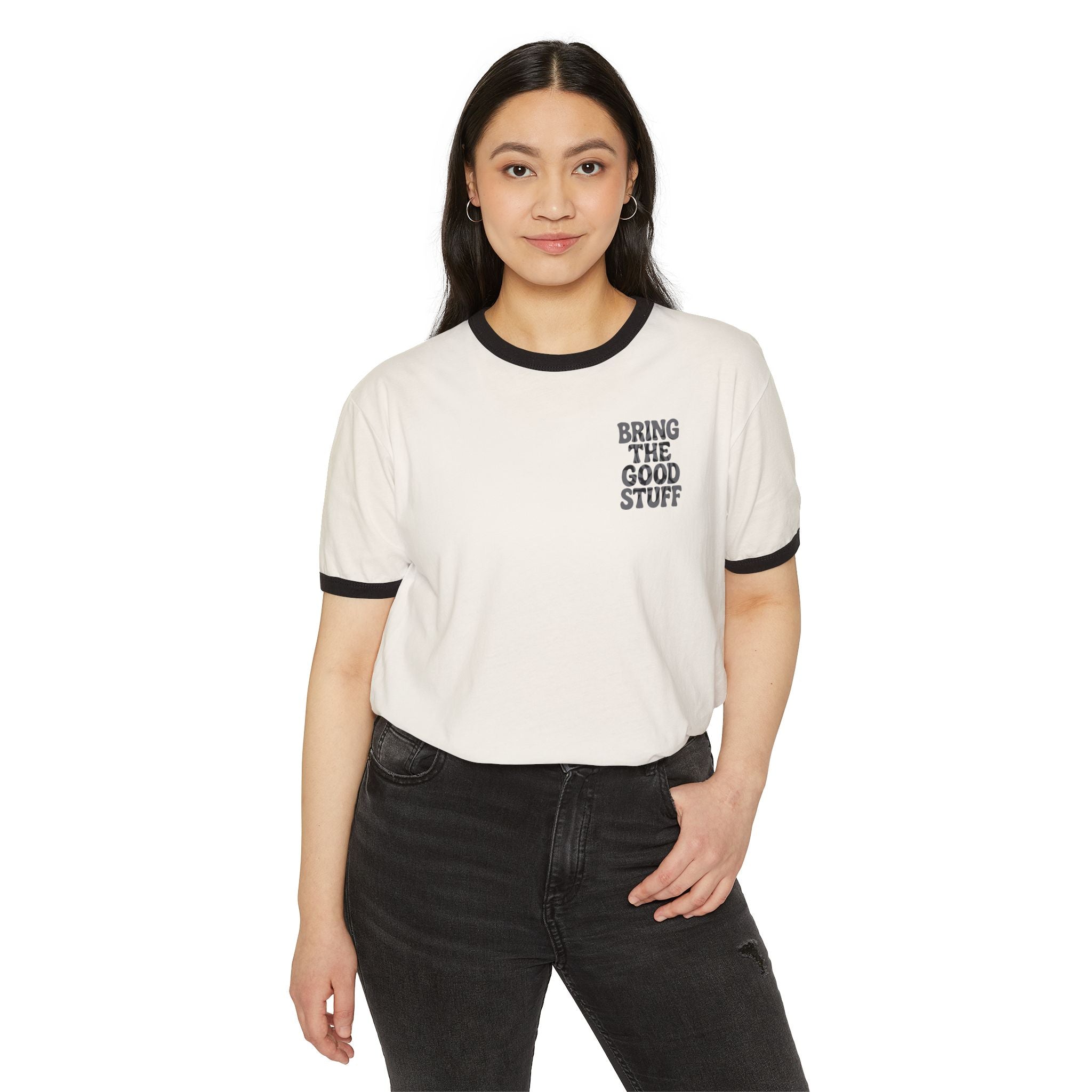 Bring The Good Stuff - "Twirl" Ringer Tee - Open Edition