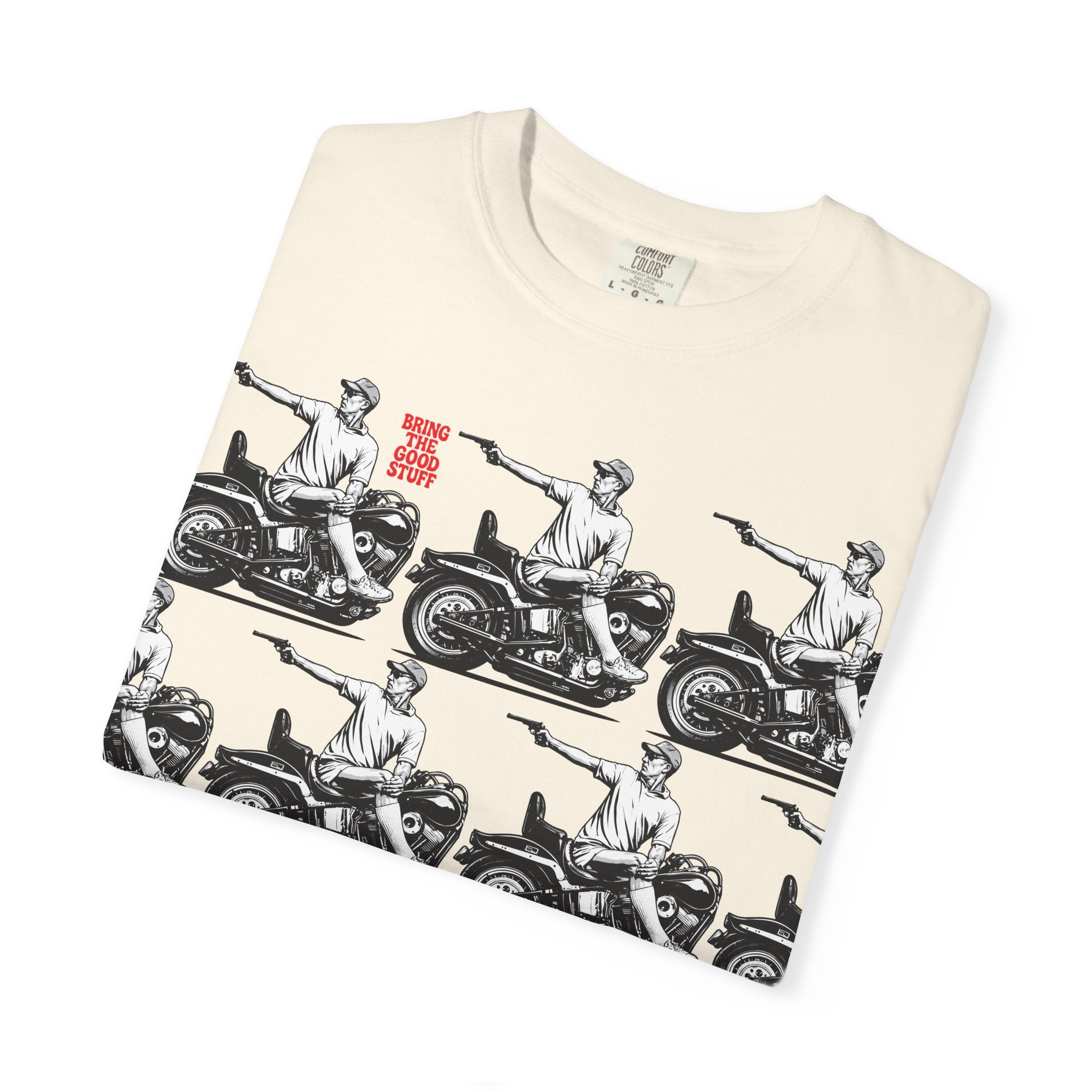 Bring The Good Stuff Hunter Motorcycle II Tee