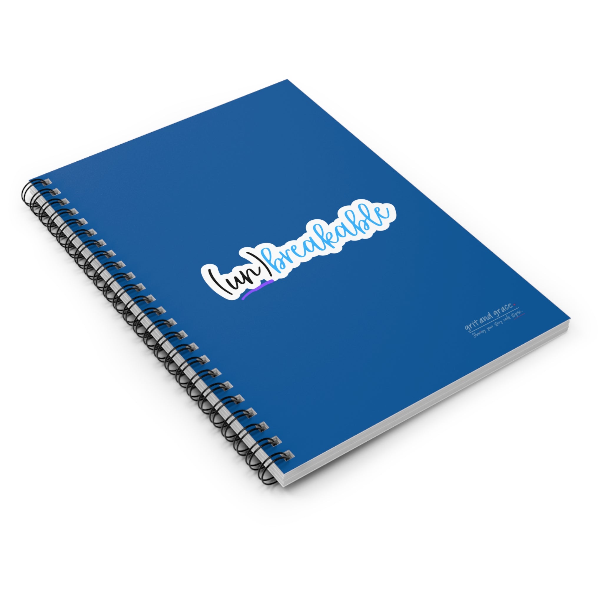 Mental Health Matters - "(un) breakable." Spiral Notebook - Ruled Line