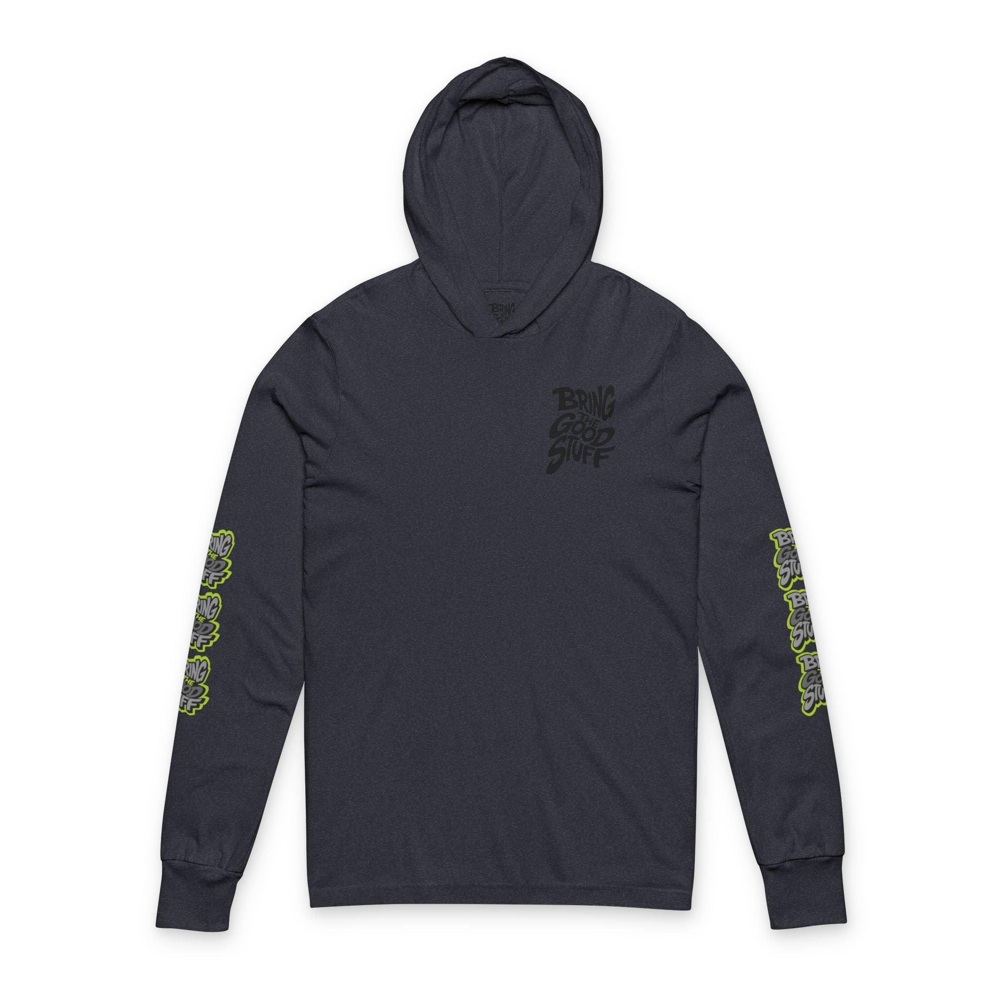 Bring The Good Stuff Twisted Hooded Long Sleeve Tee