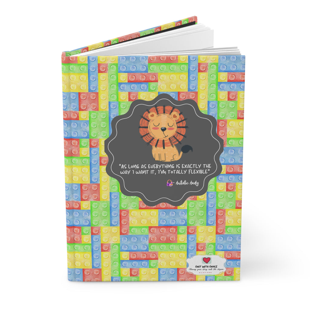 Autistic Andy 'Color-Coded Adventures' Hardcover Matte Journal