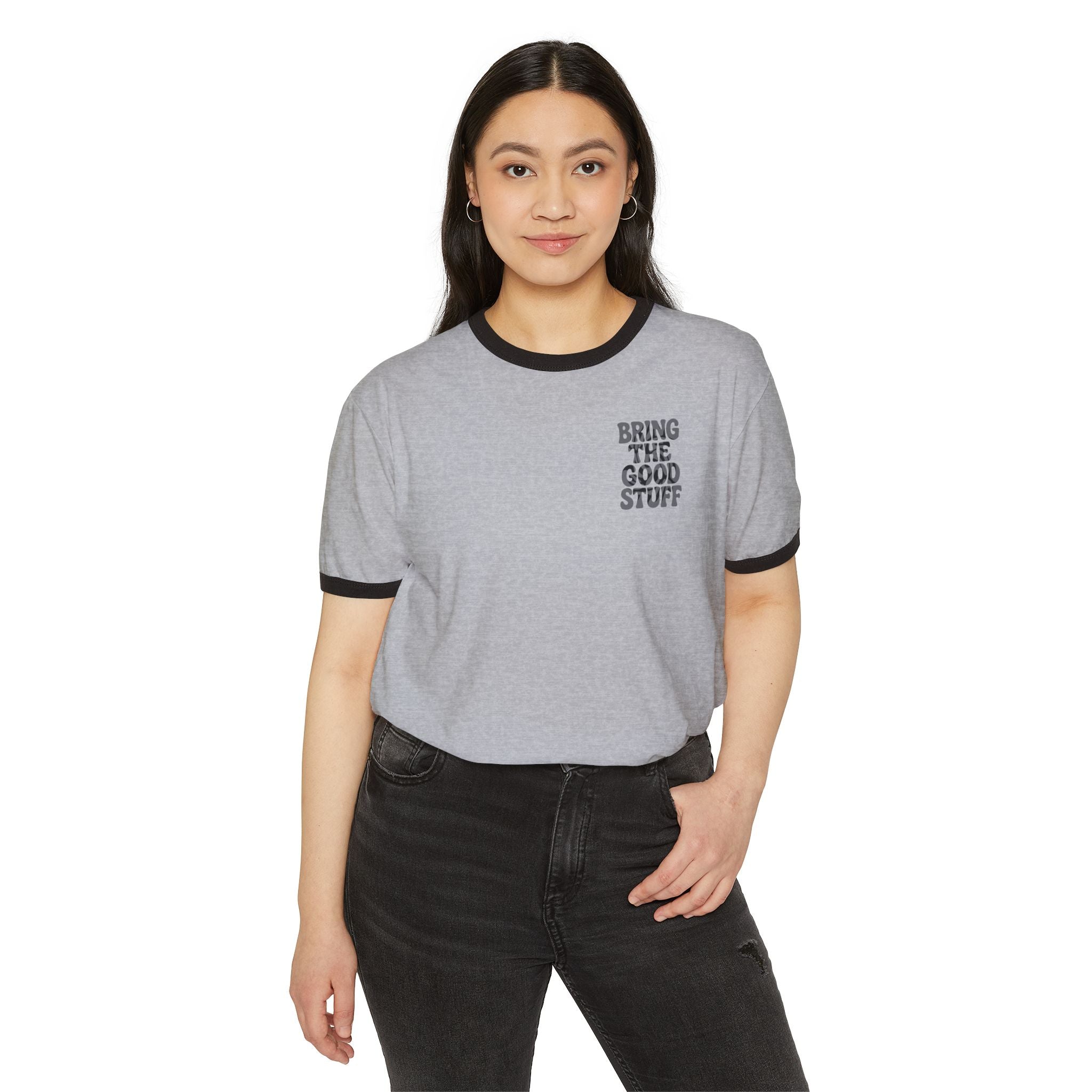Bring The Good Stuff - "Twirl" Ringer Tee - Open Edition