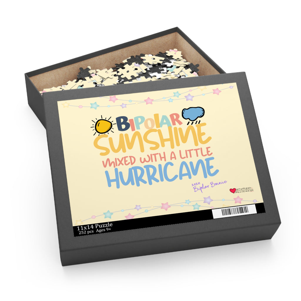 Bipolar Bonnie Series - "I'm A Whole Lot Of Sunshine Mixed with A Little Hurricane" Puzzle (120, 252, 500-Piece)