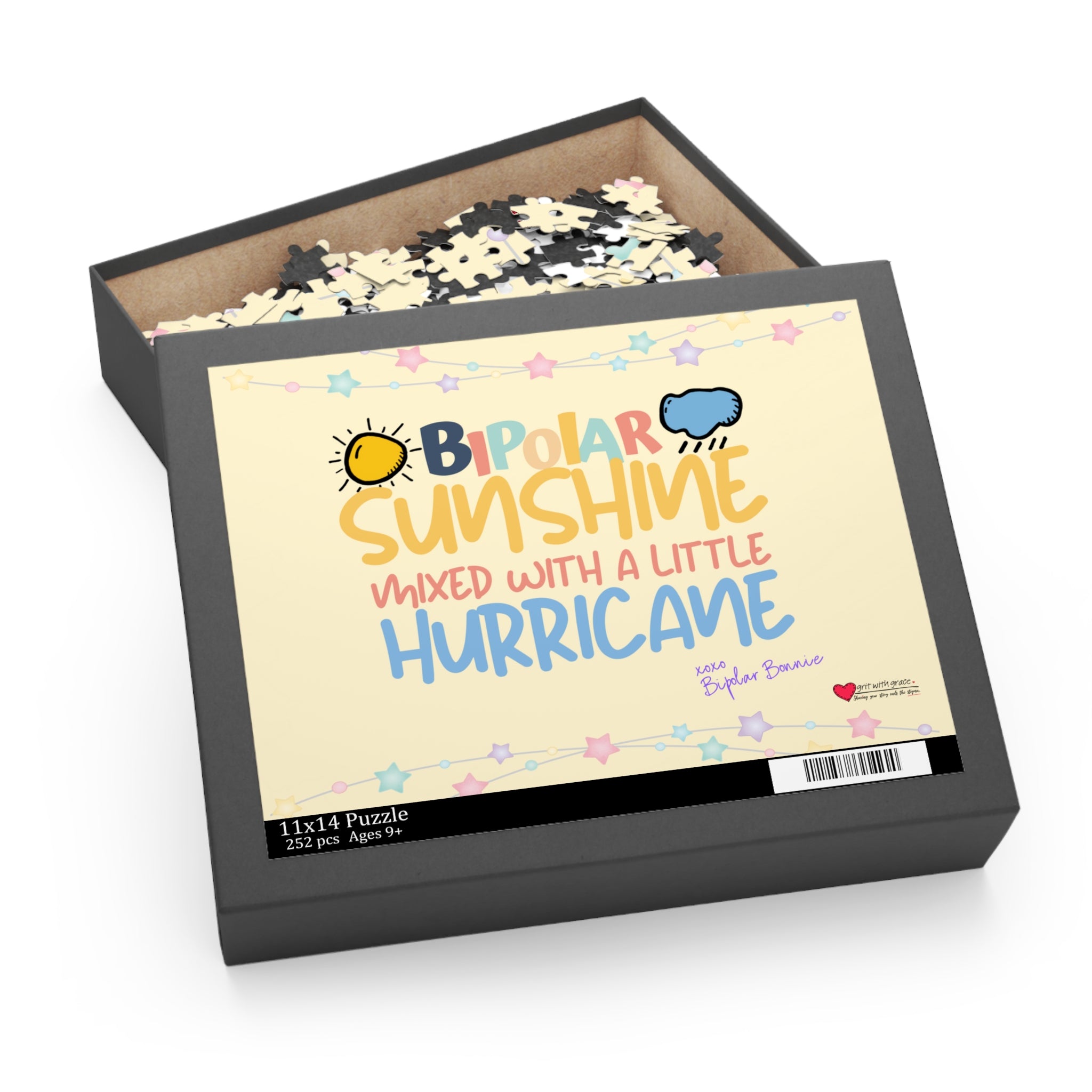 Bipolar Bonnie Series - "I'm A Whole Lot Of Sunshine Mixed with A Little Hurricane" Puzzle (120, 252, 500-Piece)