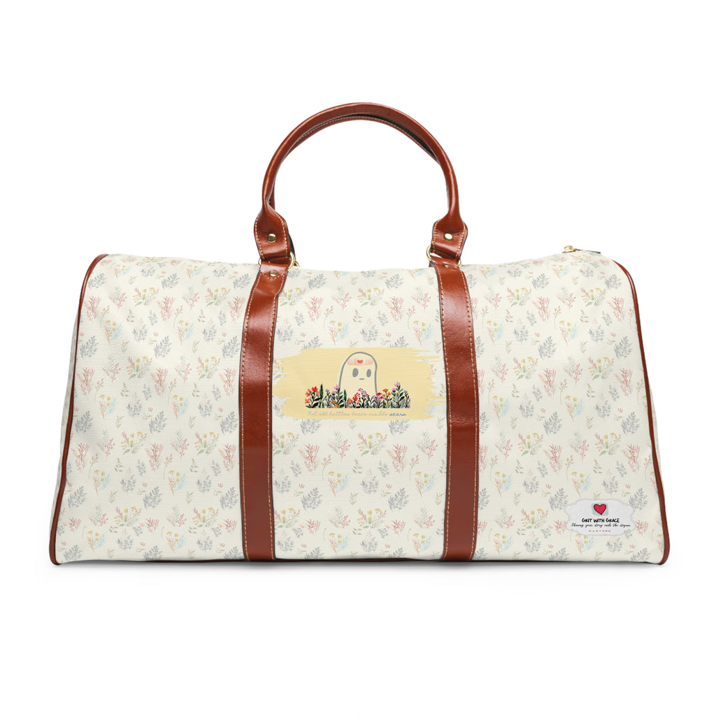 Invisible Ghost Series - "Not all battles leave visible scars." Waterproof Travel Bag