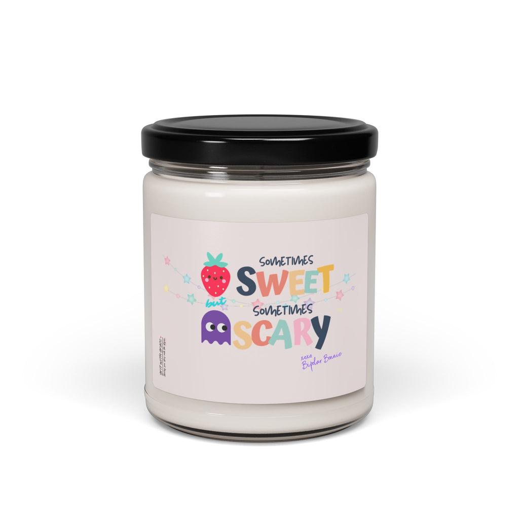 Bipolar Bonnie Series - "Sometimes Sweet But Sometimes Scary" Scented Soy Candle, 9oz