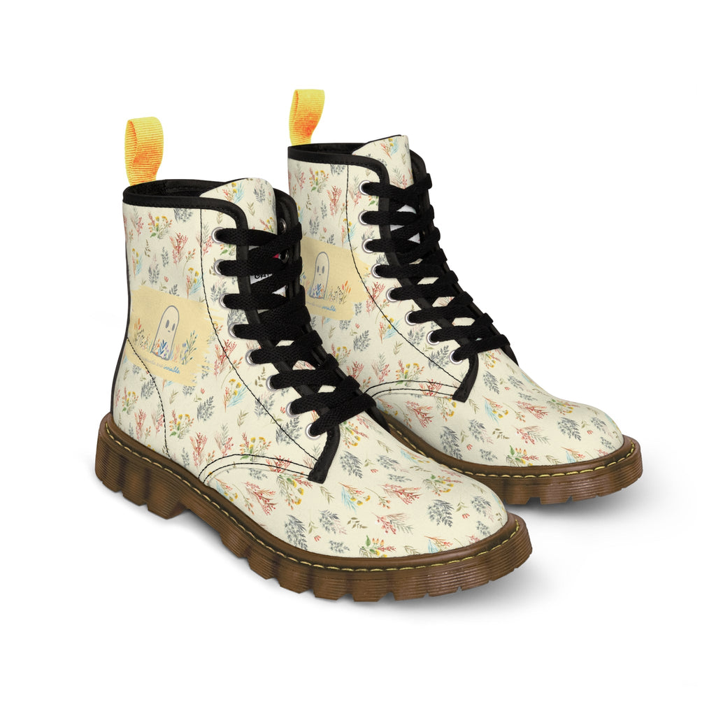 Empowerment Combat Boots for Women: Invisible Ghost 'Unseen Wounds' Collection