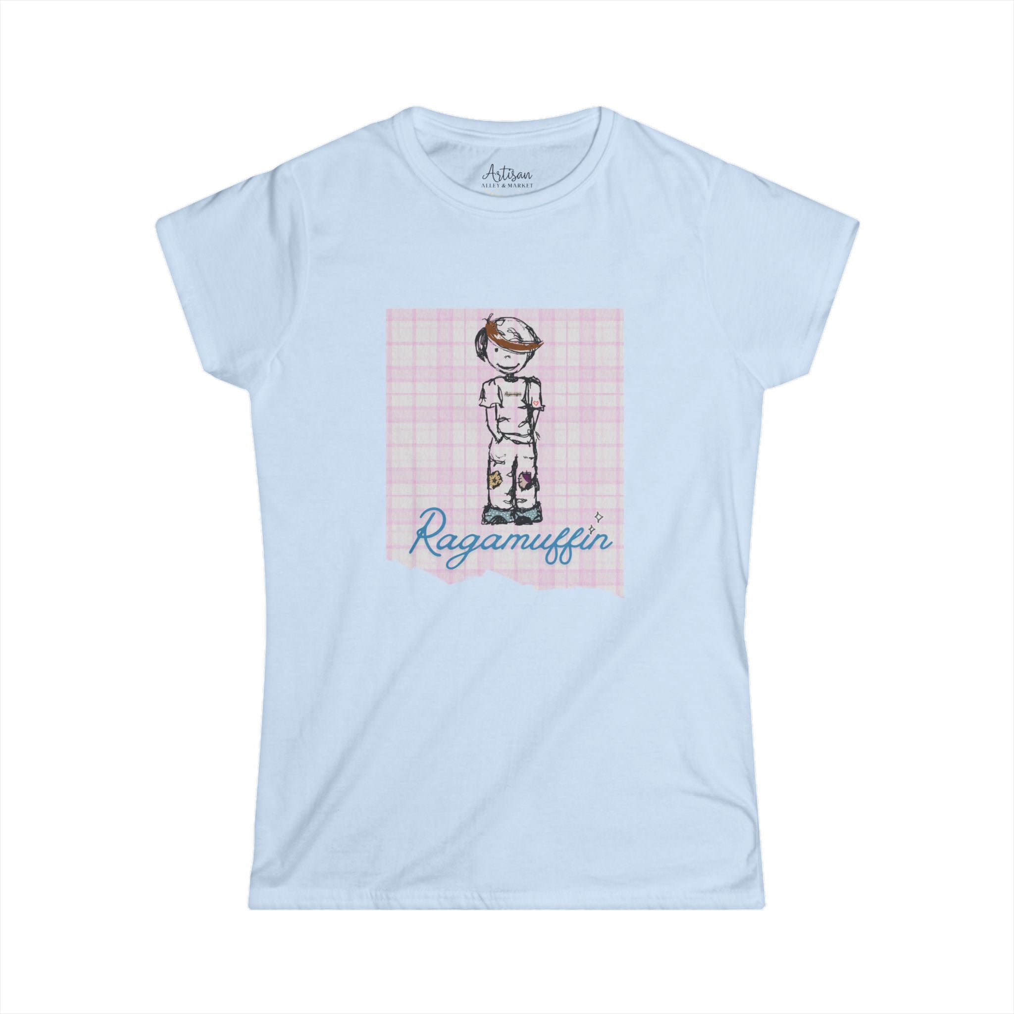 Ragamuffin – Vintage Kid Illustration Graphic Tee – Open Edition
