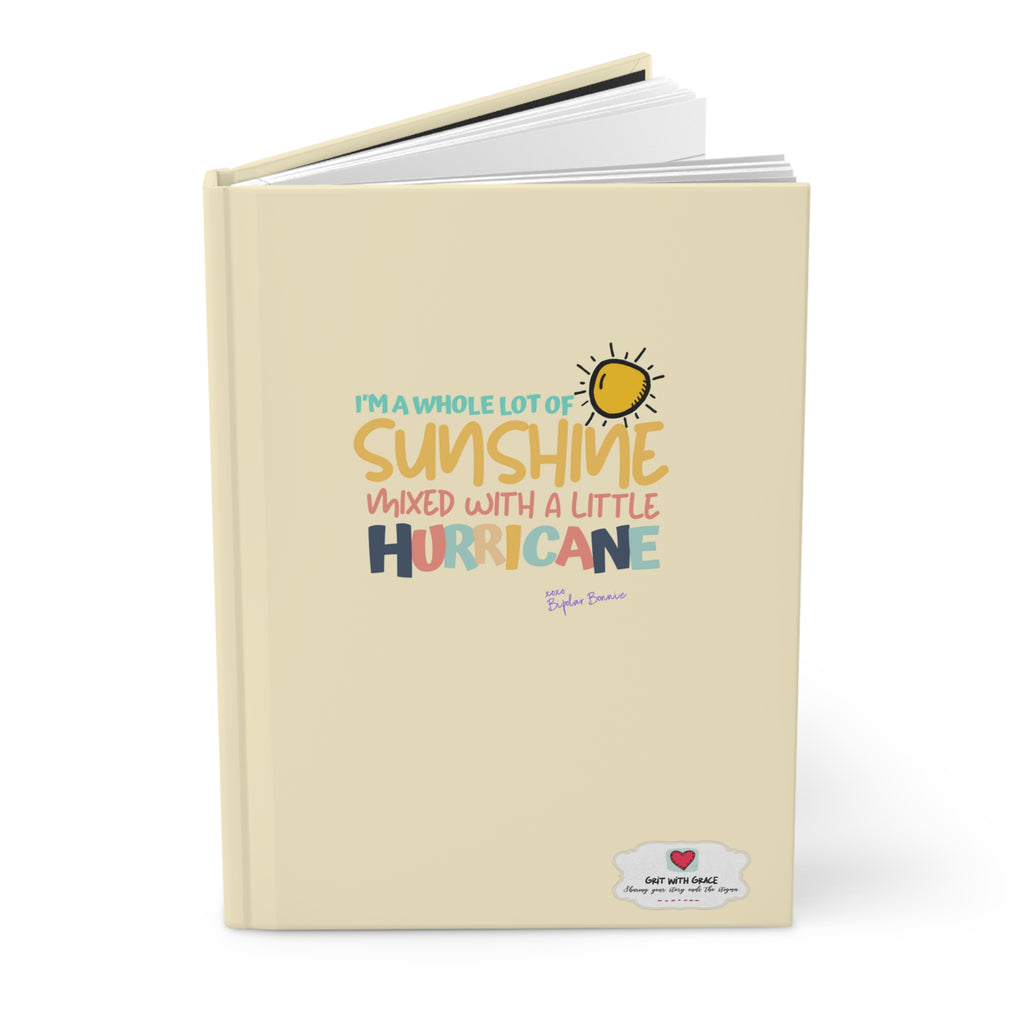 Grit With Grace Sunshine Hardcover Journal