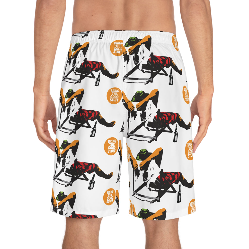 Bring The Good Stuff Kick Back Board Shorts
