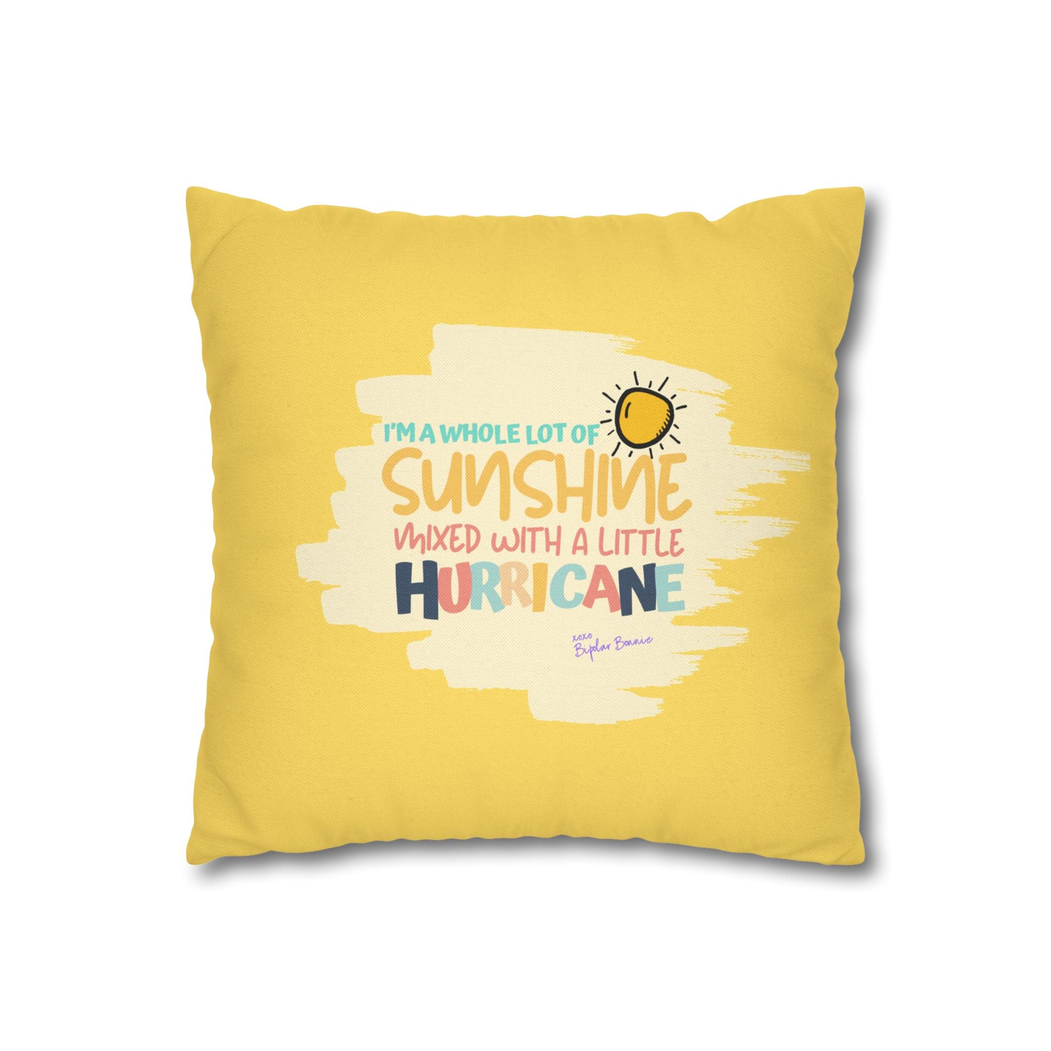 Bipolar Bonnie Series - Spun Polyester Square Pillow Case