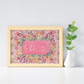 Bee Happy Series 'Embrace Freedom' Jigsaw Puzzles Photo Frame