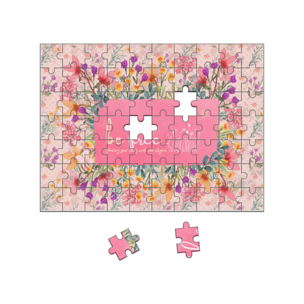 Bee Happy Series 'Embrace Freedom' Jigsaw Puzzles Photo Frame