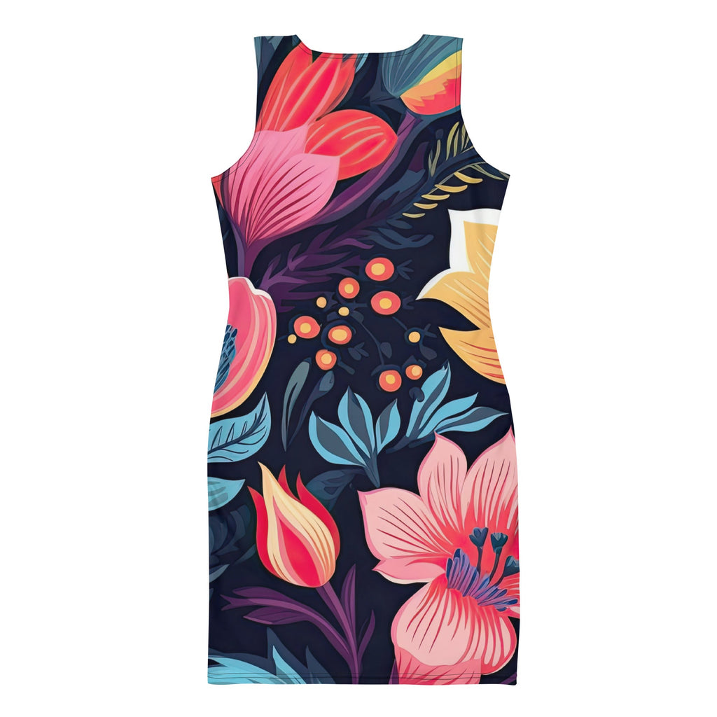 Floral Lover's Springtime Party Dress