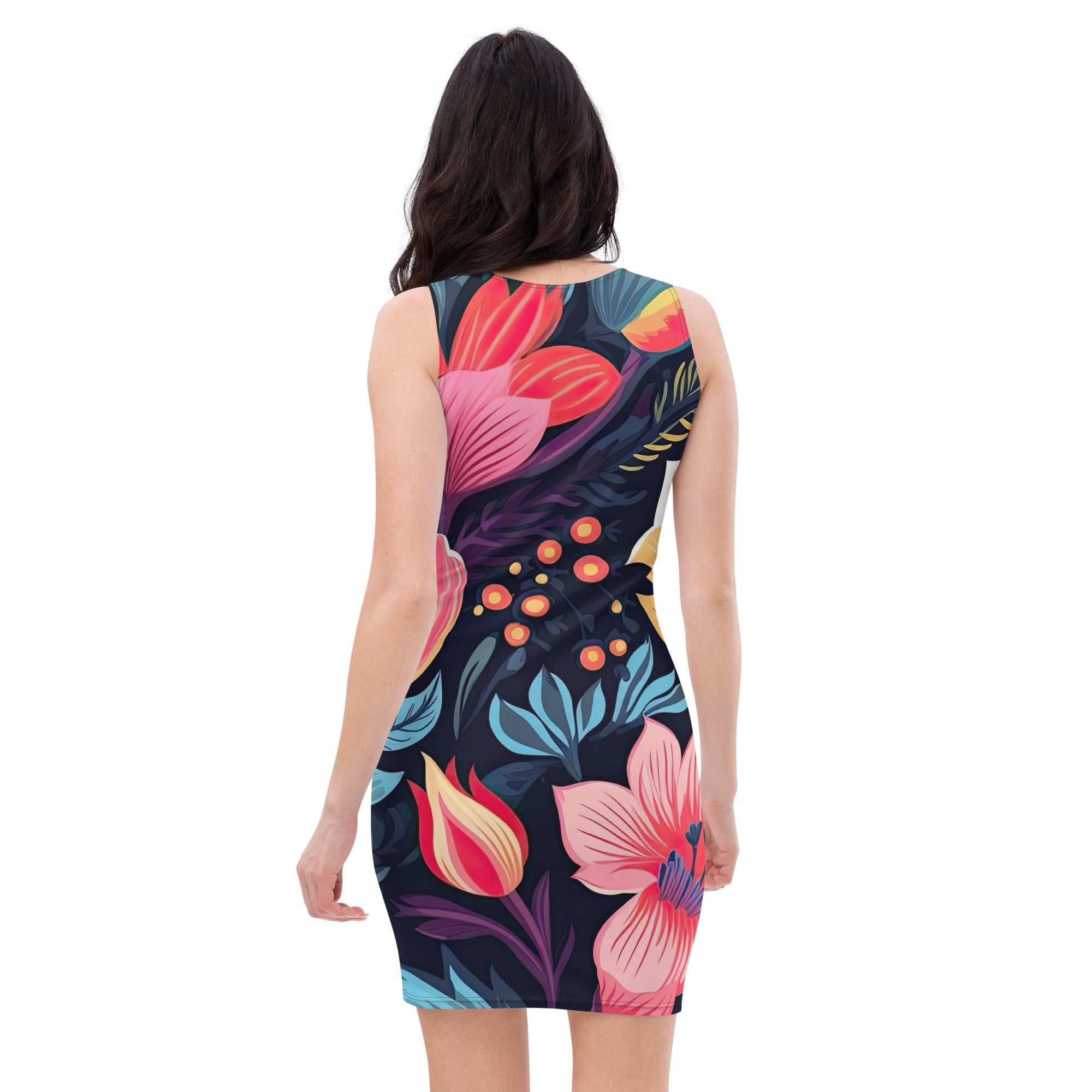 Floral Lover's Springtime Party Dress