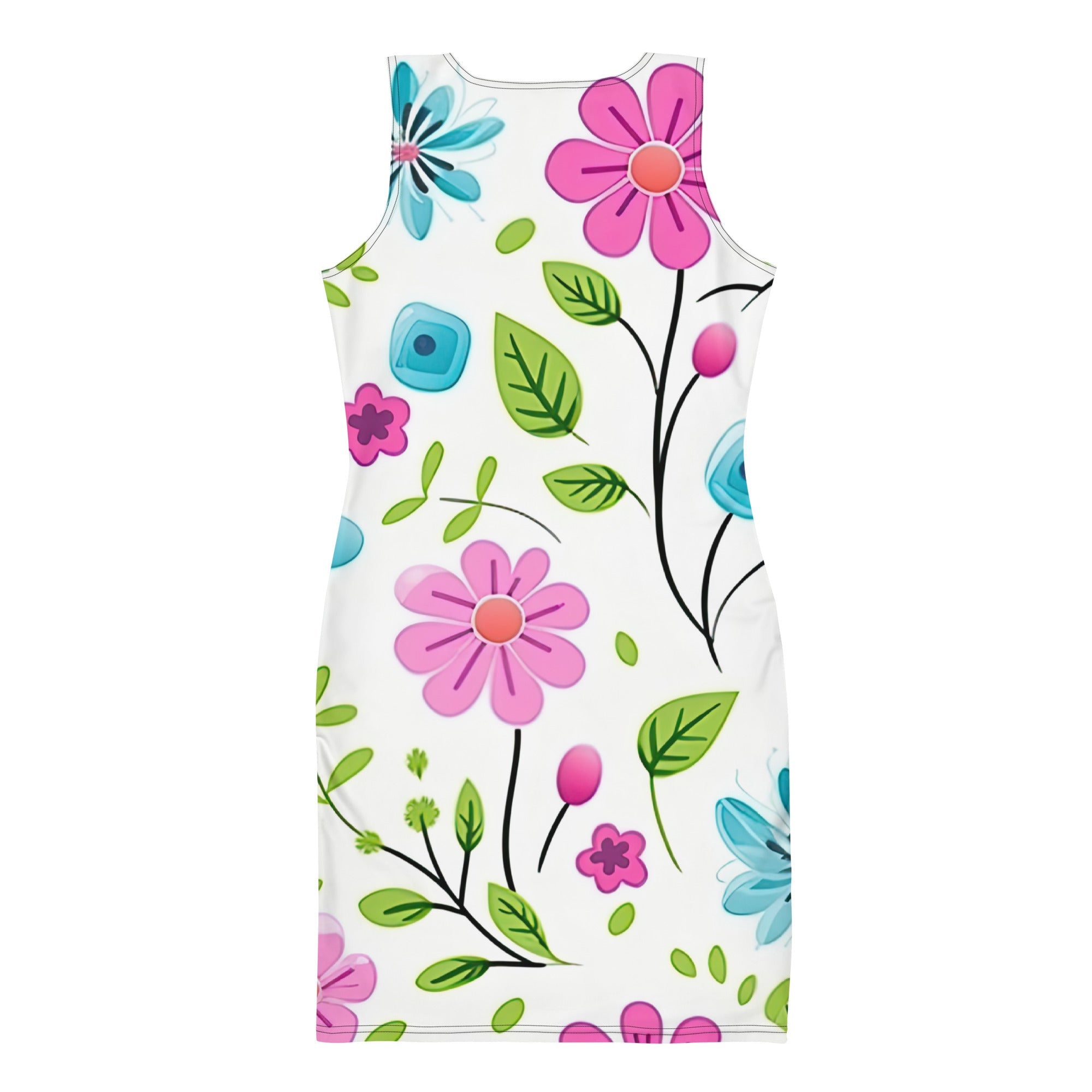 Floral Lover's Springtime Party Dress