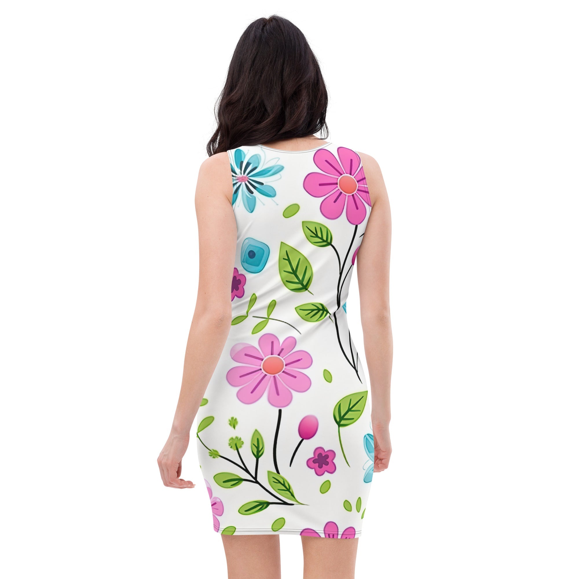 Floral Lover's Springtime Party Dress