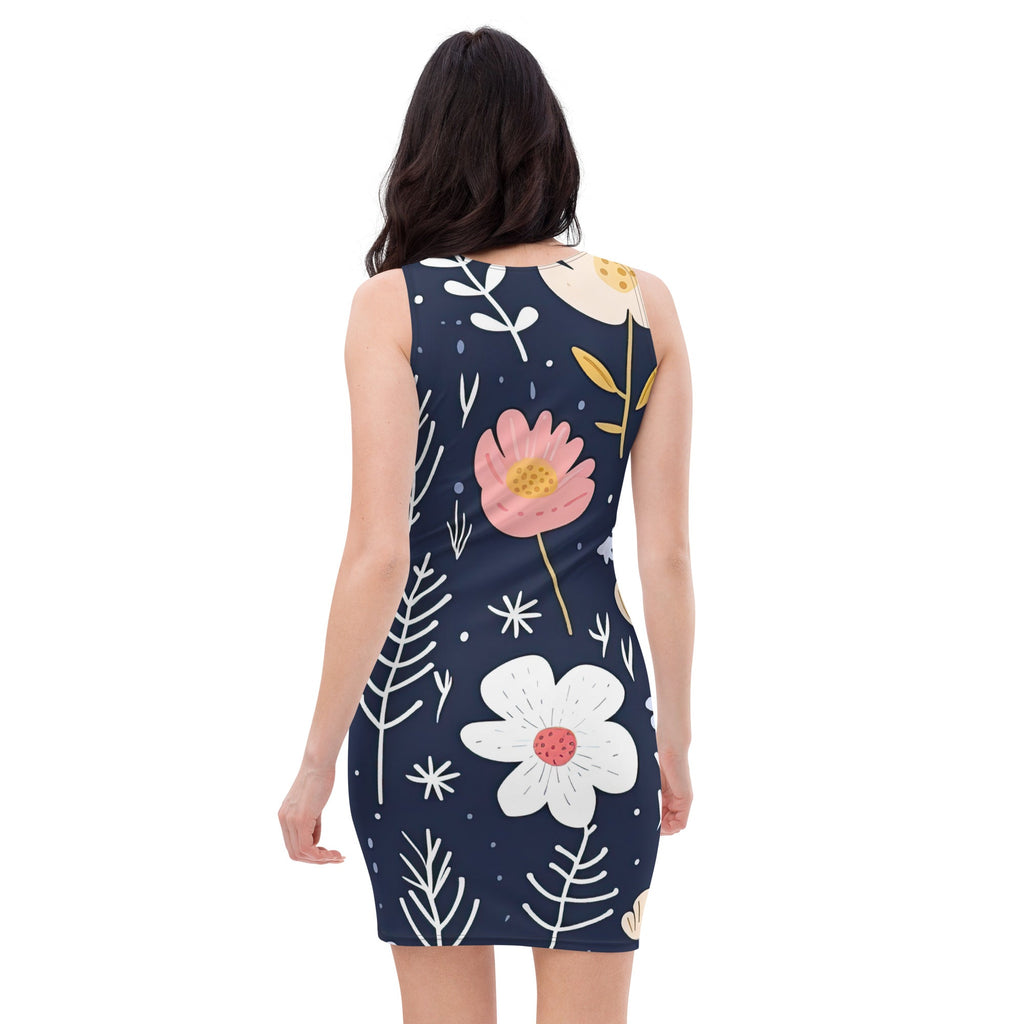 Floral Lover's Springtime Party Dress